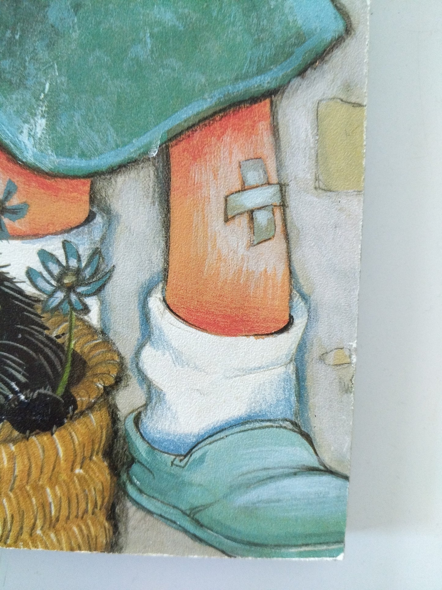 Illustration murale sur bois