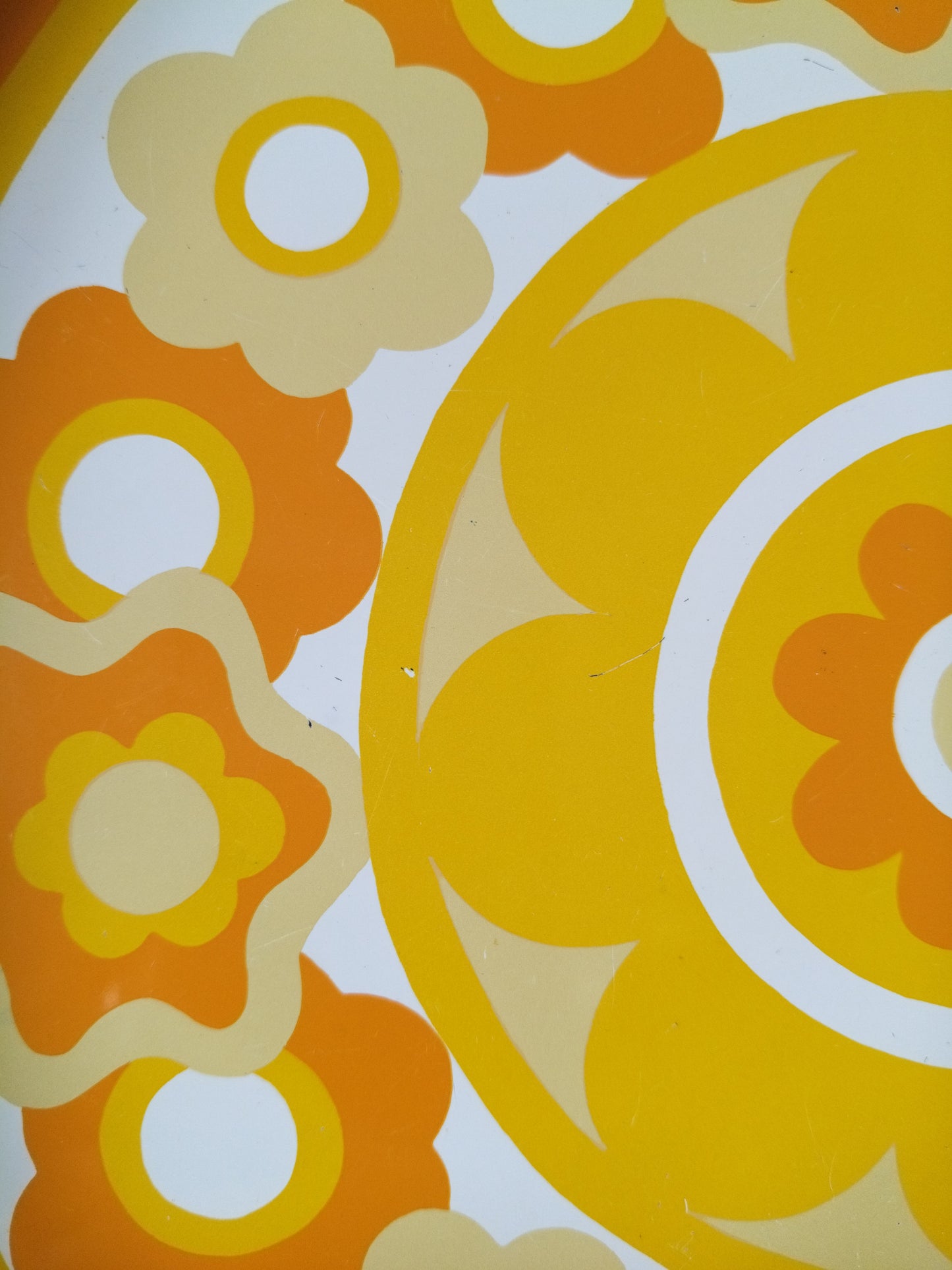 Plateau métallique rond Lollipop J.R.M design by Ian Logan England