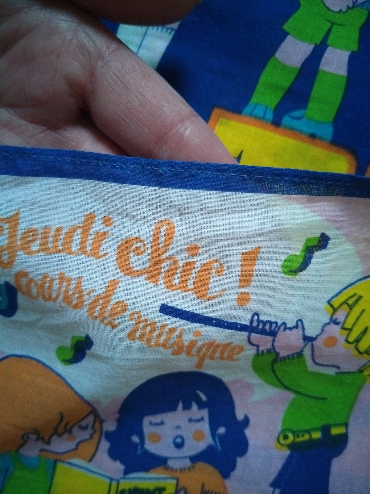 Ensemble de 7 mouchoirs/ semainier pour enfants