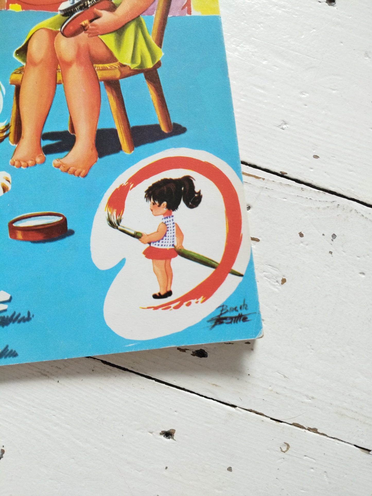 Ancien livre de jeux et coloriage vierge - cetaitmieuxavant