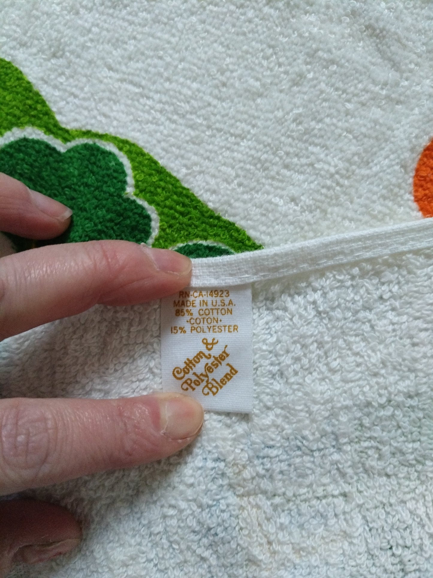 Essuie-mains à franges Cotton & Polyester Blend USA