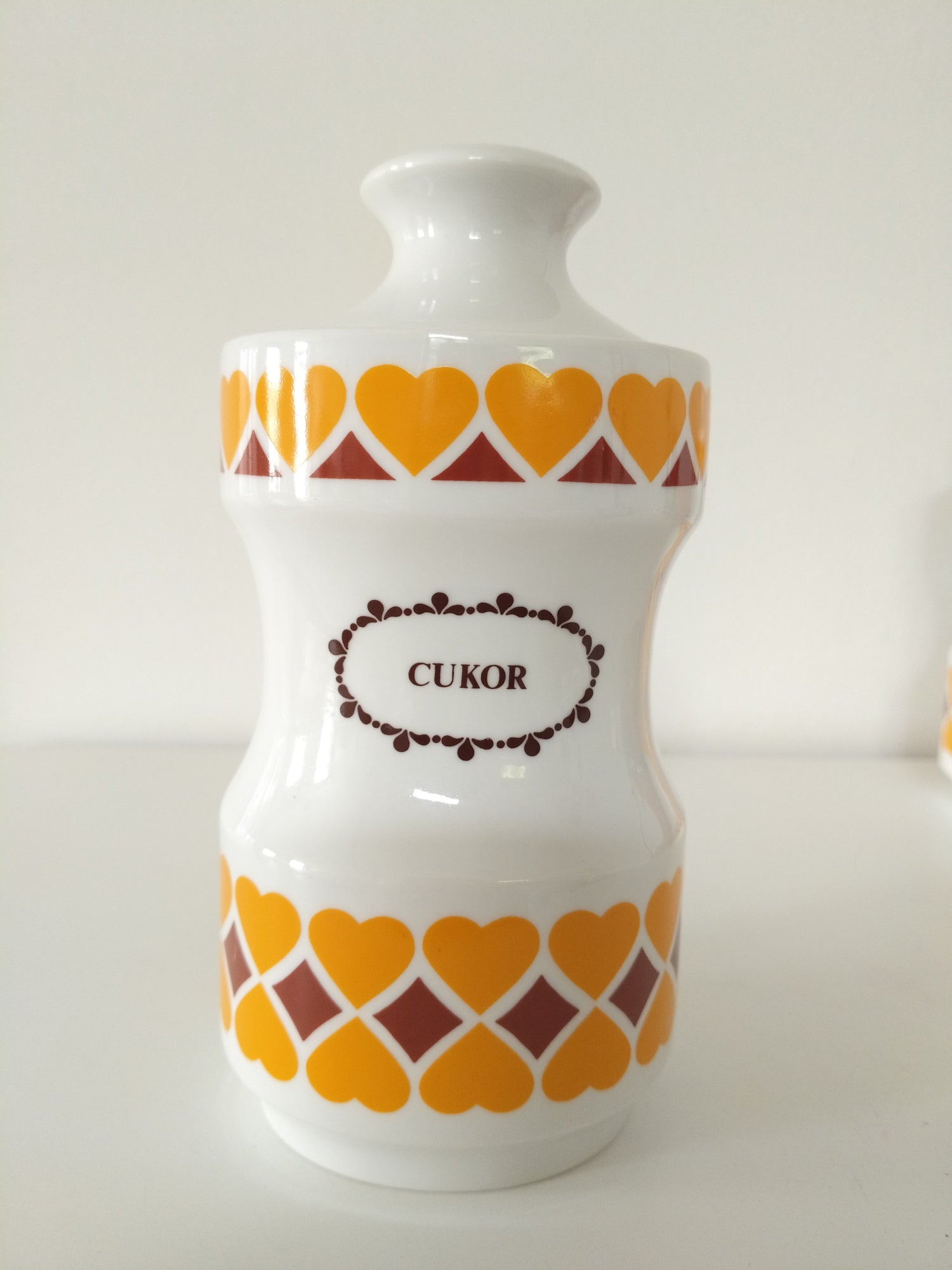 Bocal/pot en porcelaine FIM Alfoldi Hongrie au choix - cetaitmieuxavant