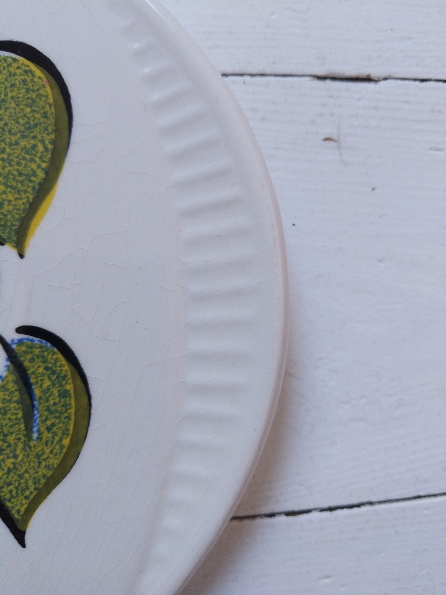 Plat à gâteau/ tarte/ service en céramique Staffel Stoneware Germany - cetaitmieuxavant