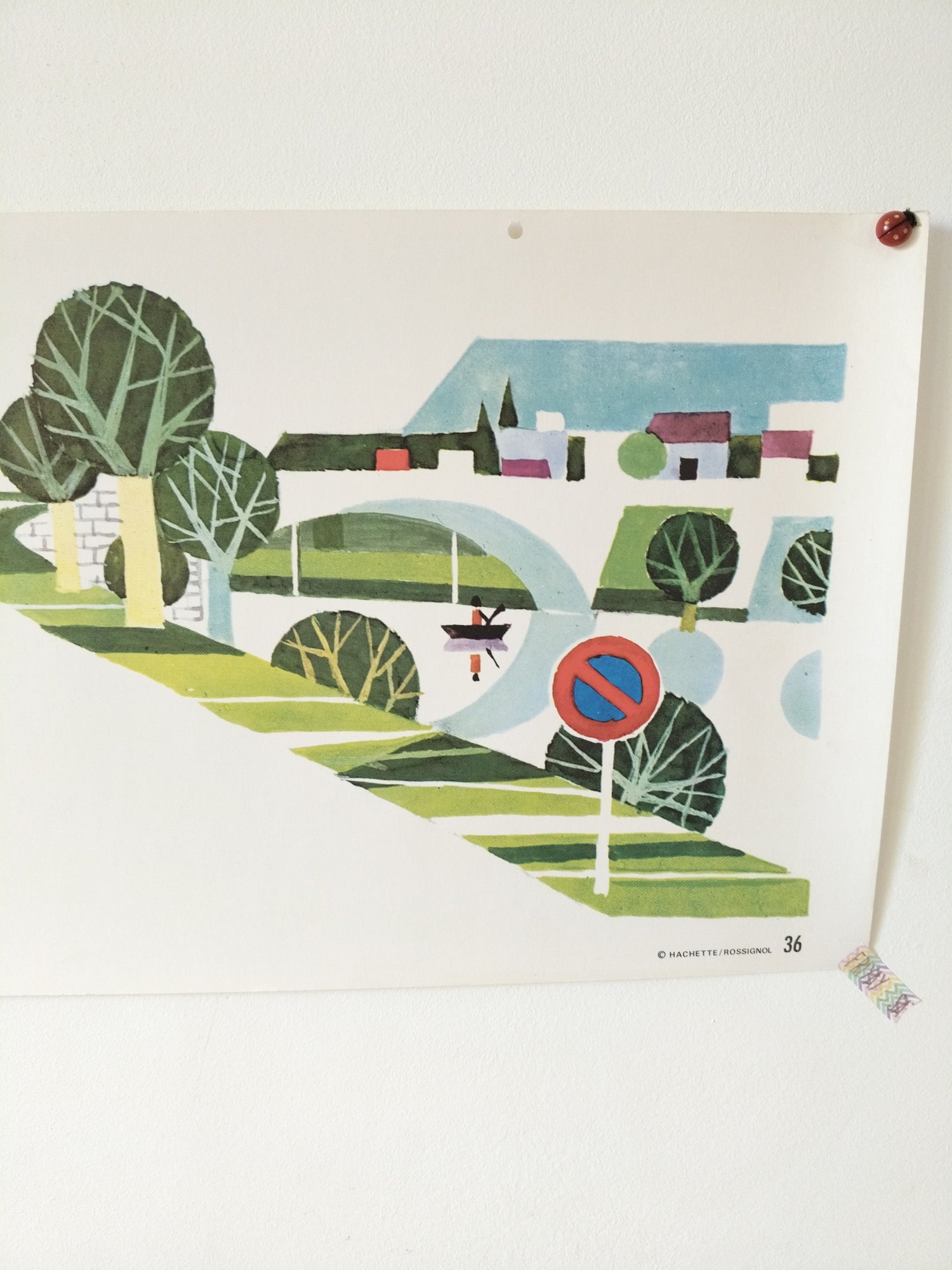 Ancienne affiche scolaire "je veux lire" Hachette Rossignol 2e série 36 - cetaitmieuxavant