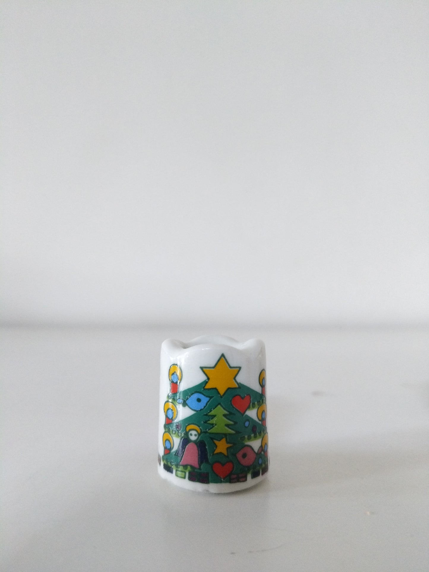 Duo de mini-bougeoirs de Noël Germany + bougies