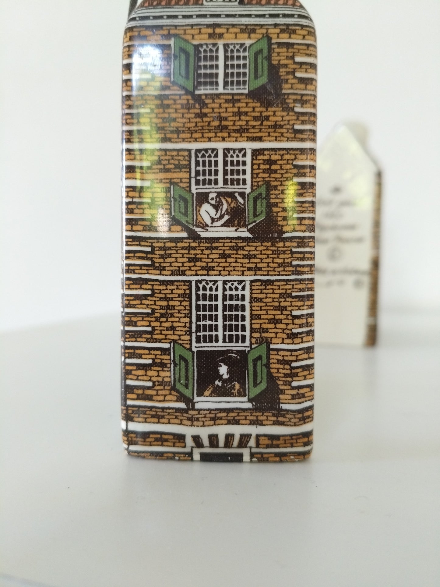 Maison hollandaise miniature en porcelaine Delft's Polychroom  Hand Painted Holland 7-6-12 au choix - cetaitmieuxavant