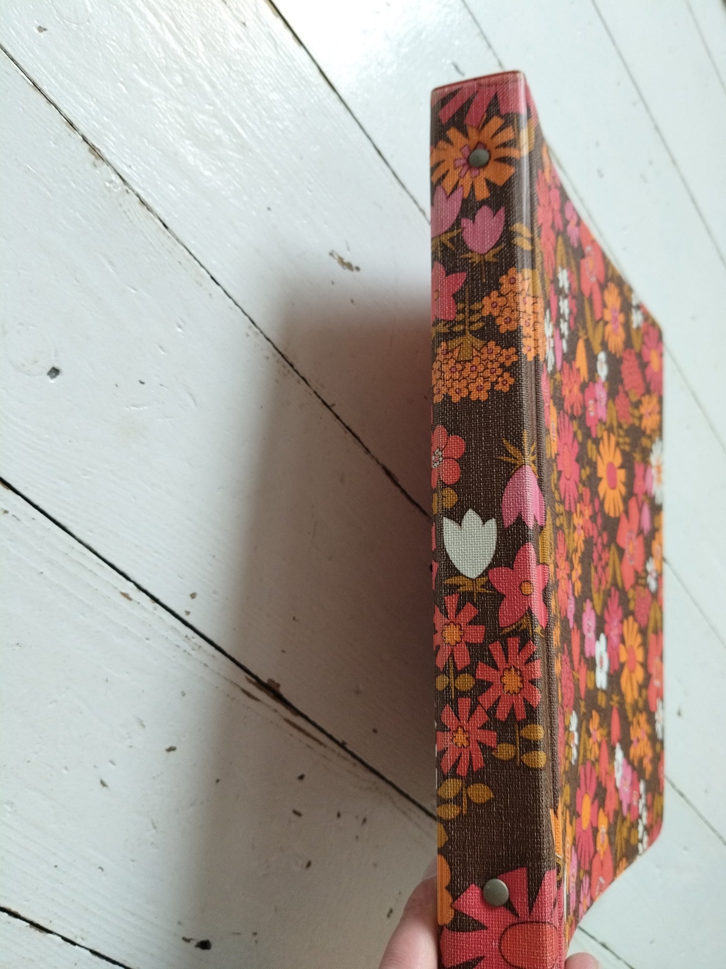 Petit classeur A4 fleurs ou pommes au choix