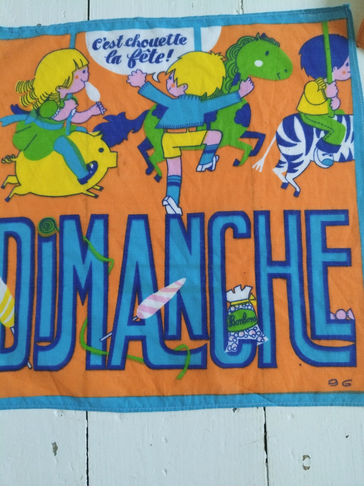 Ensemble de 7 mouchoirs/ semainier pour enfants