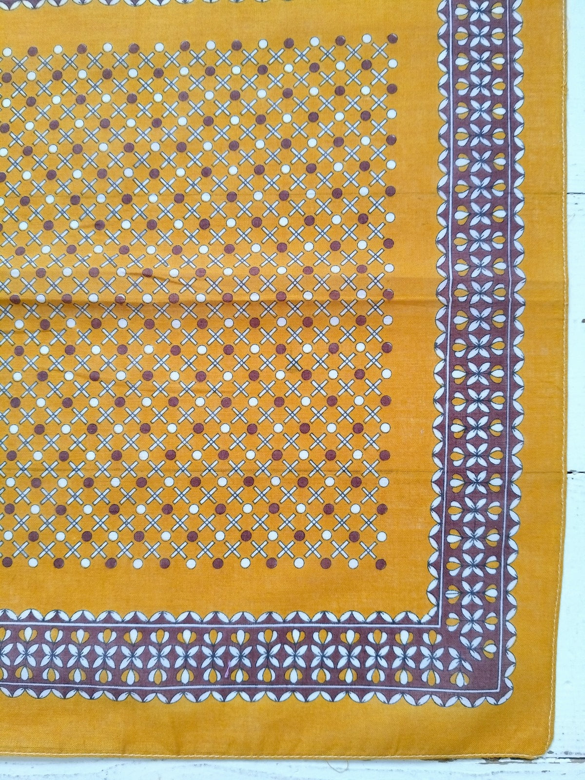Mouchoir de poche en coton fin
