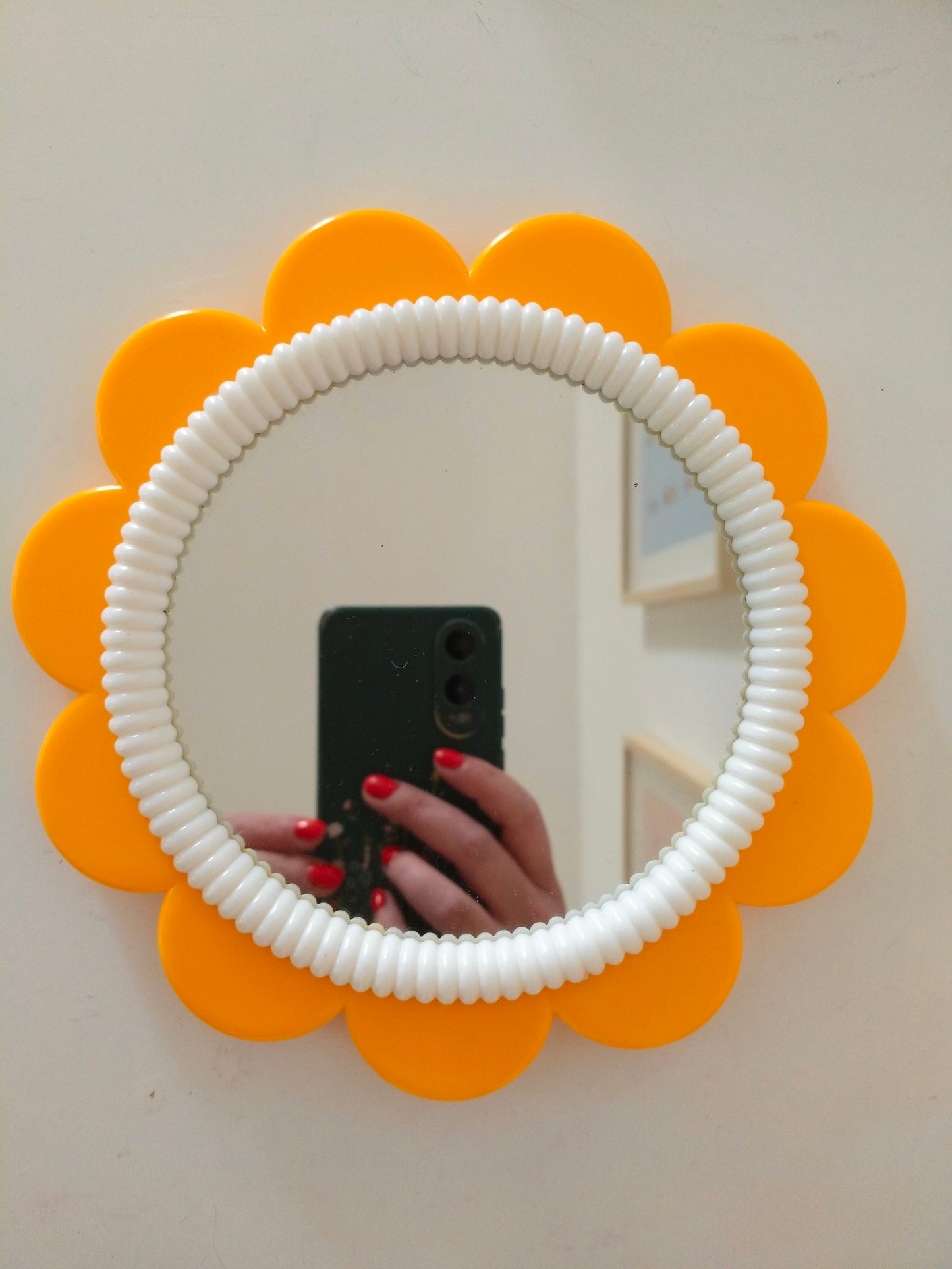 Petit miroir fleur mural ou à poser Hong Kong - cetaitmieuxavant