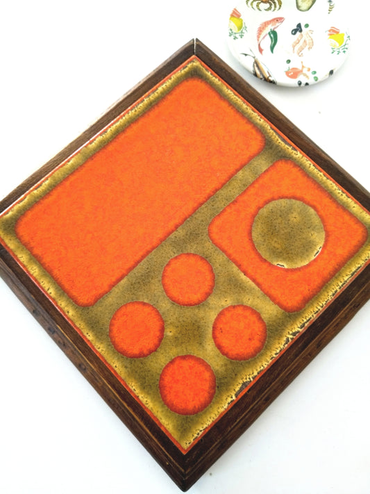 Dessous de plat céramique et bois (à l'unité - 2 disponibles) - cetaitmieuxavant