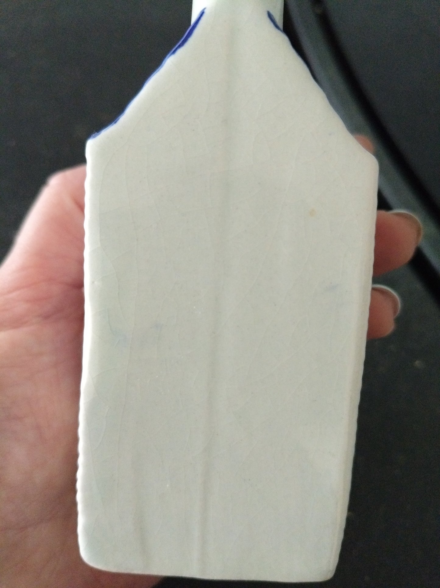 Maison hollandaise miniature en Bleu de Delft - cetaitmieuxavant