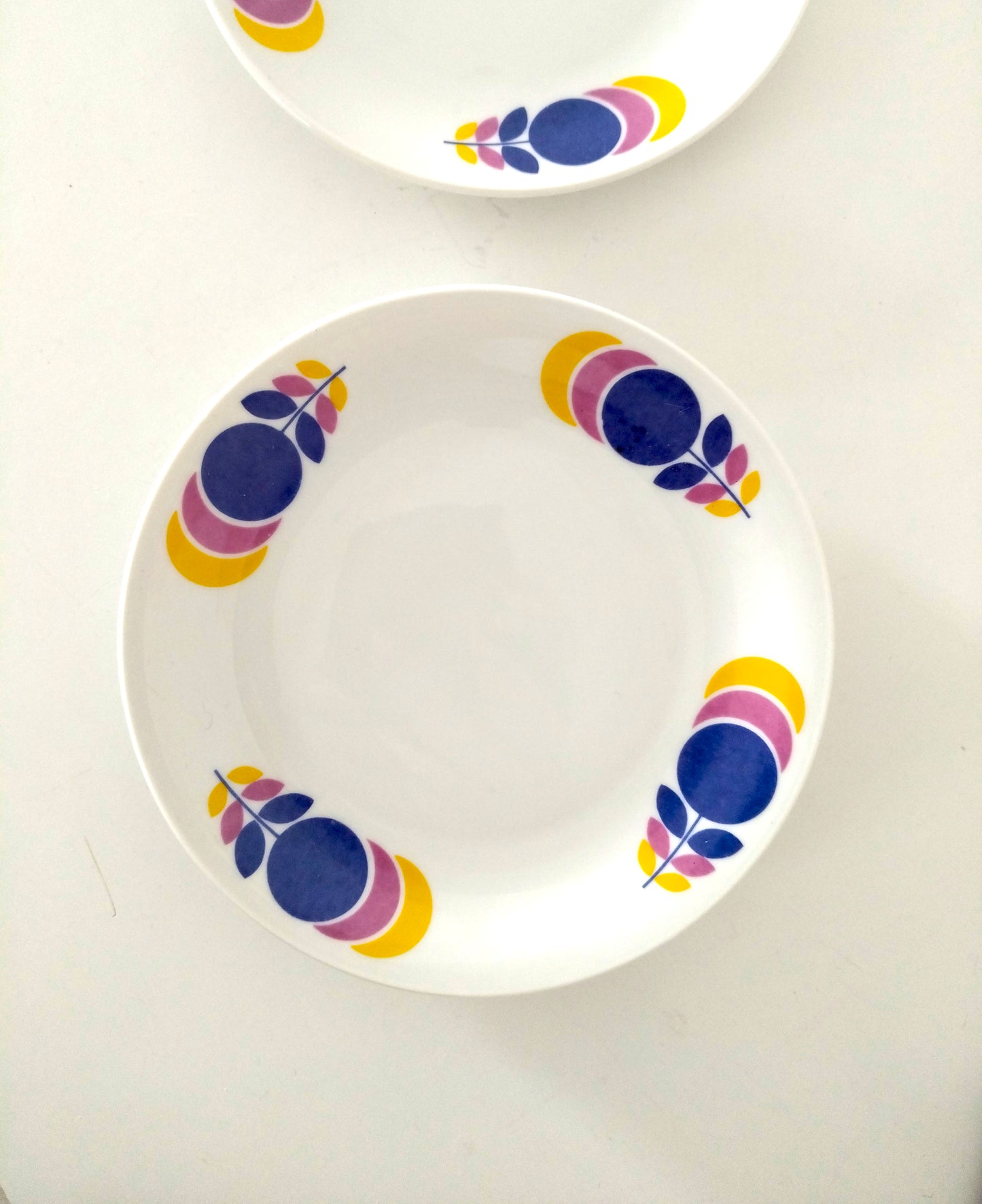 Ensemble de 4 petites assiettes à dessert Seltmann Weiden Bavaria