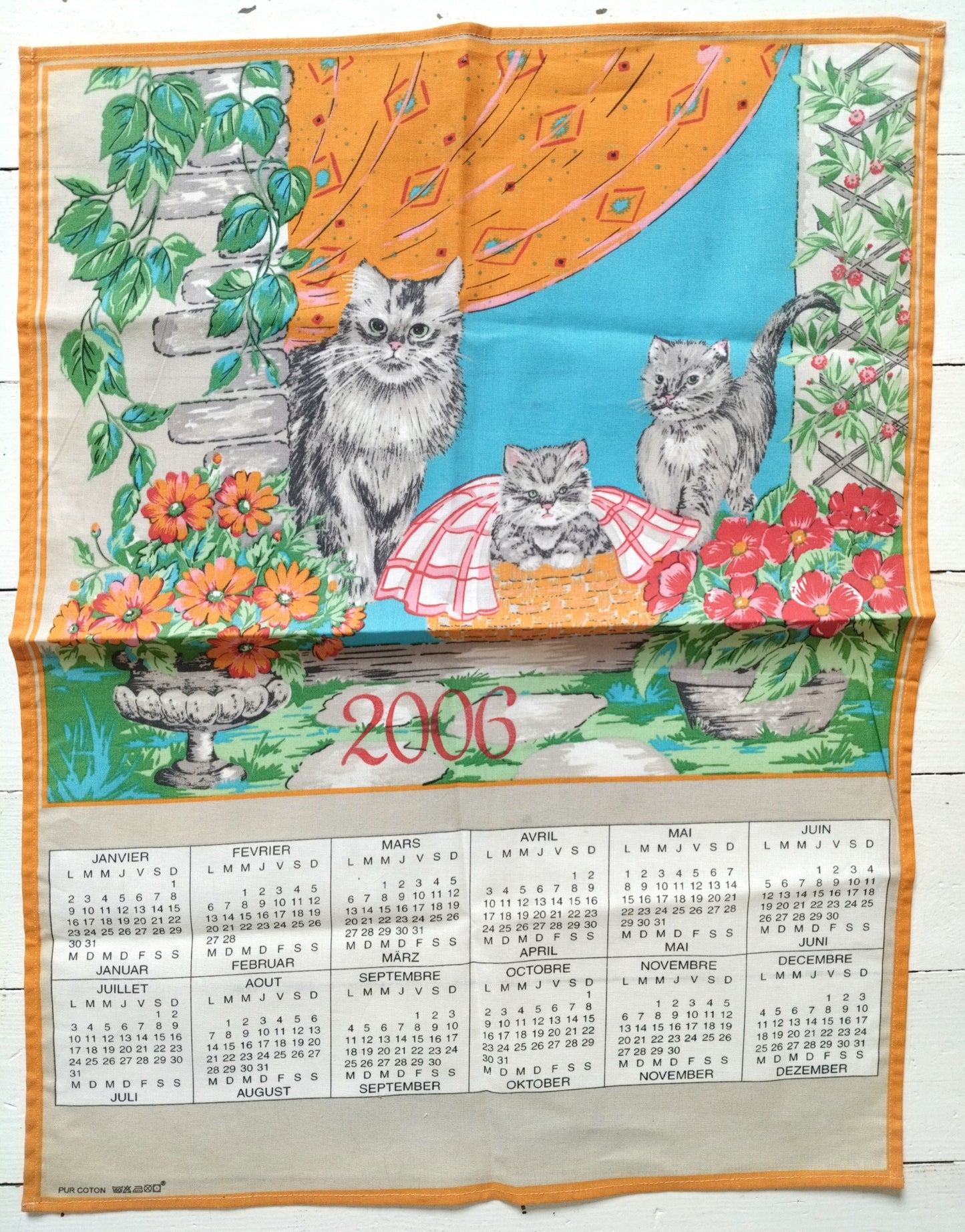 Torchon calendrier 2006 - cetaitmieuxavant