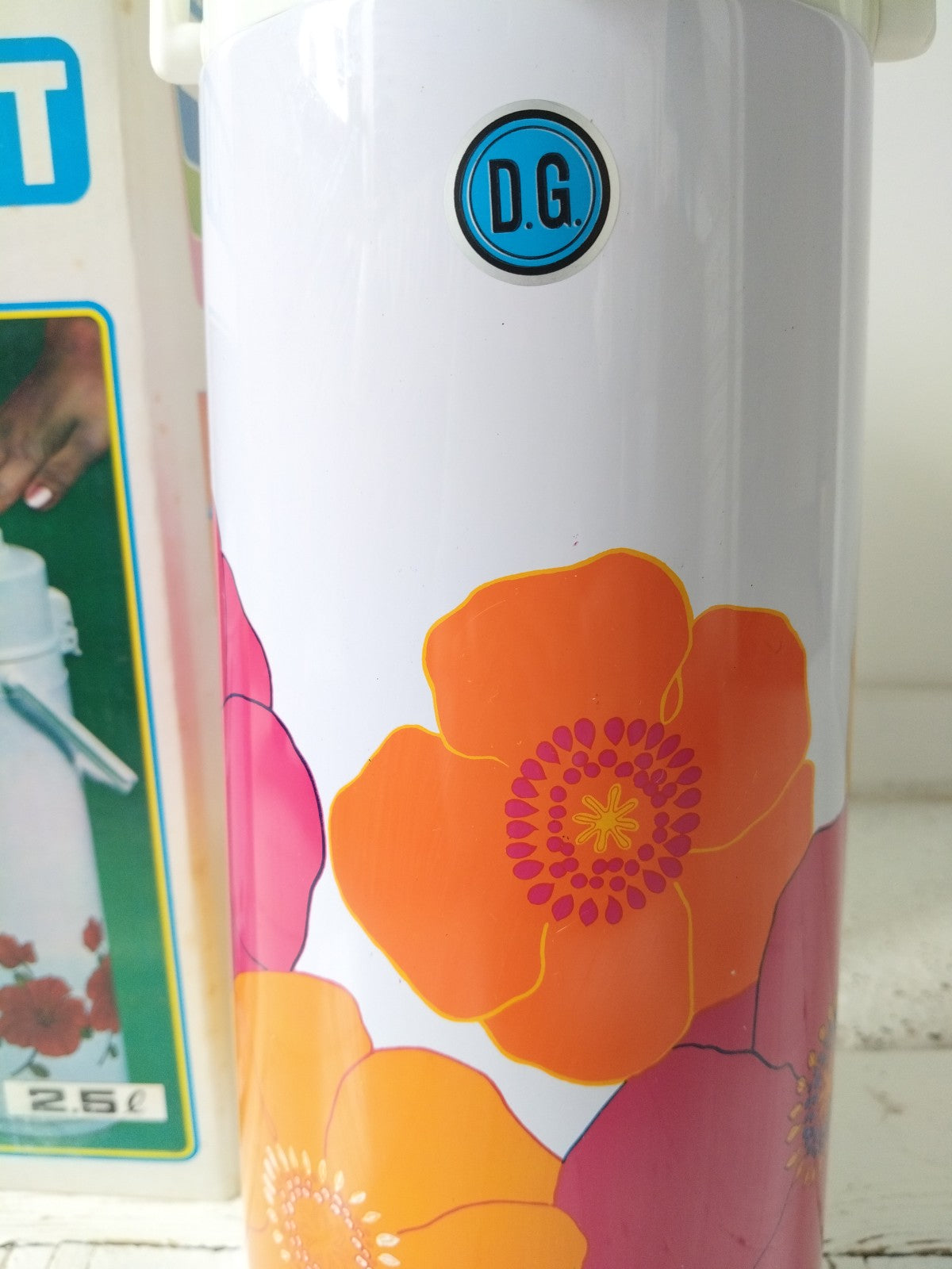 Thermos/ distributeur de boisson flower power D.G AIRPOT 2,5l