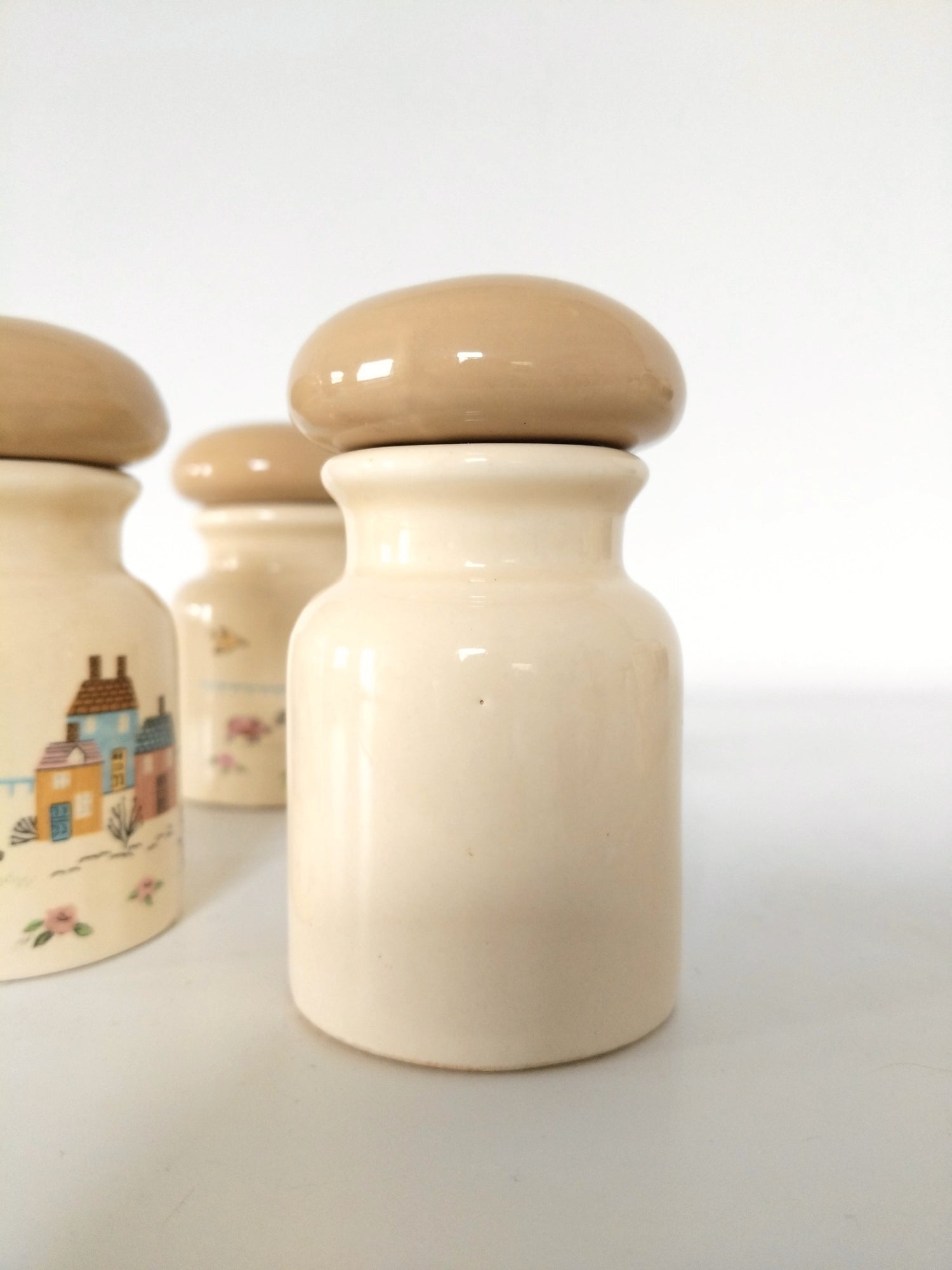 Petit pot/ bocal en grès Heartland China à l'unité - cetaitmieuxavant