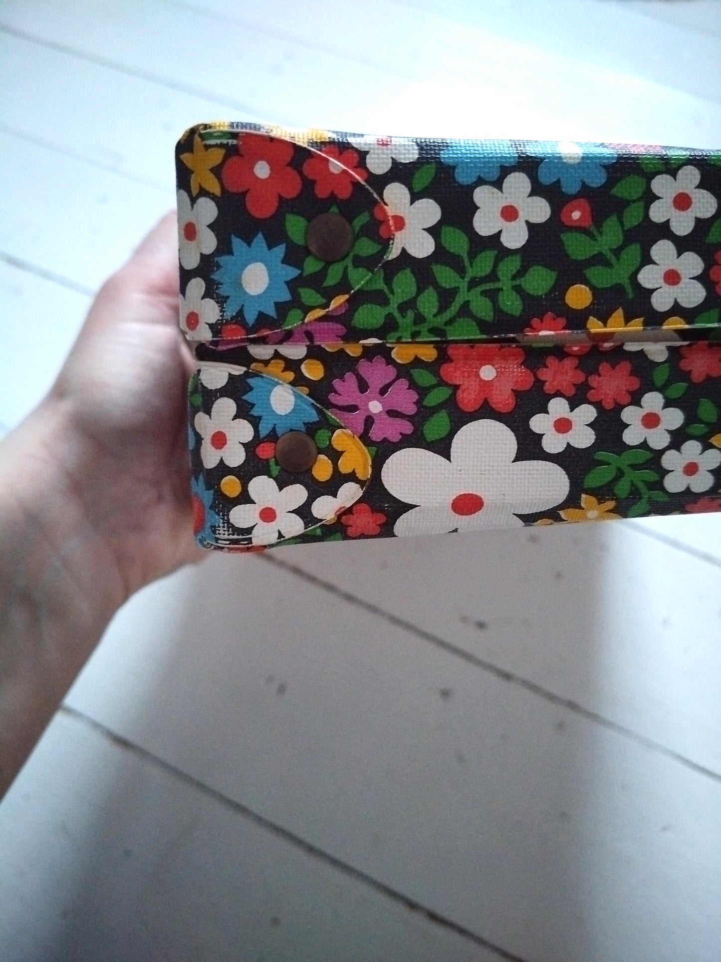 Valisette vintage flower power