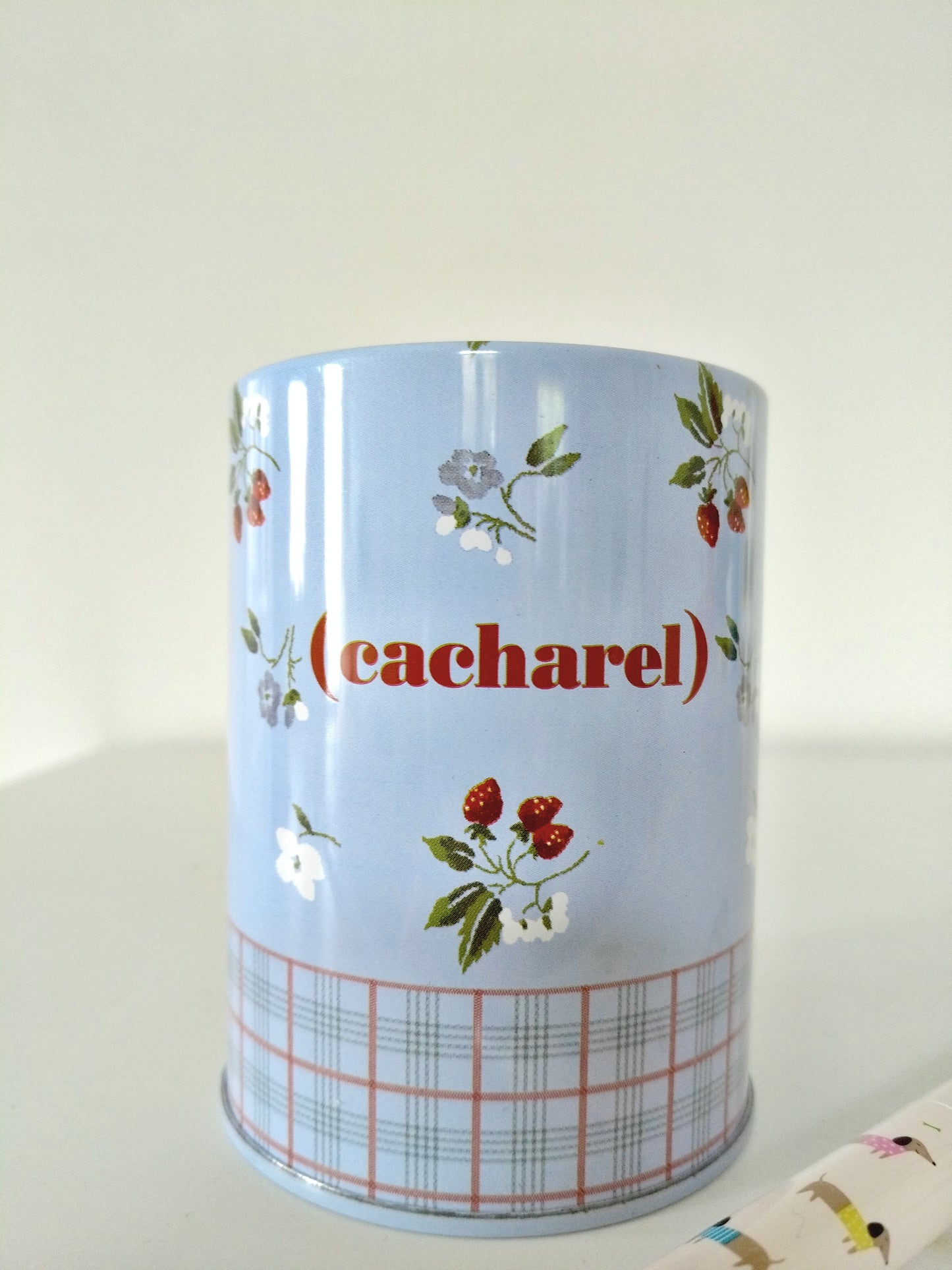 Pot à crayons/ range stylos métallique Cacharel - cetaitmieuxavant