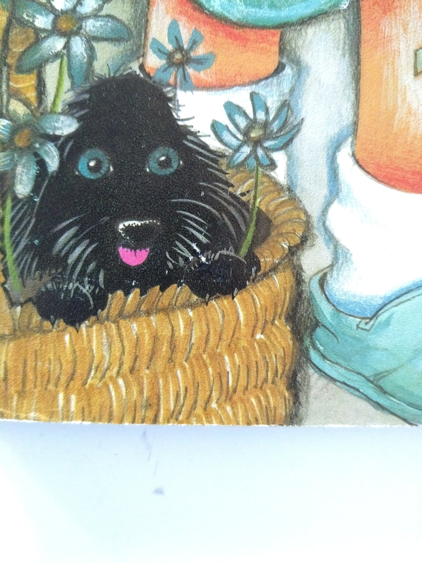 Illustration murale sur bois