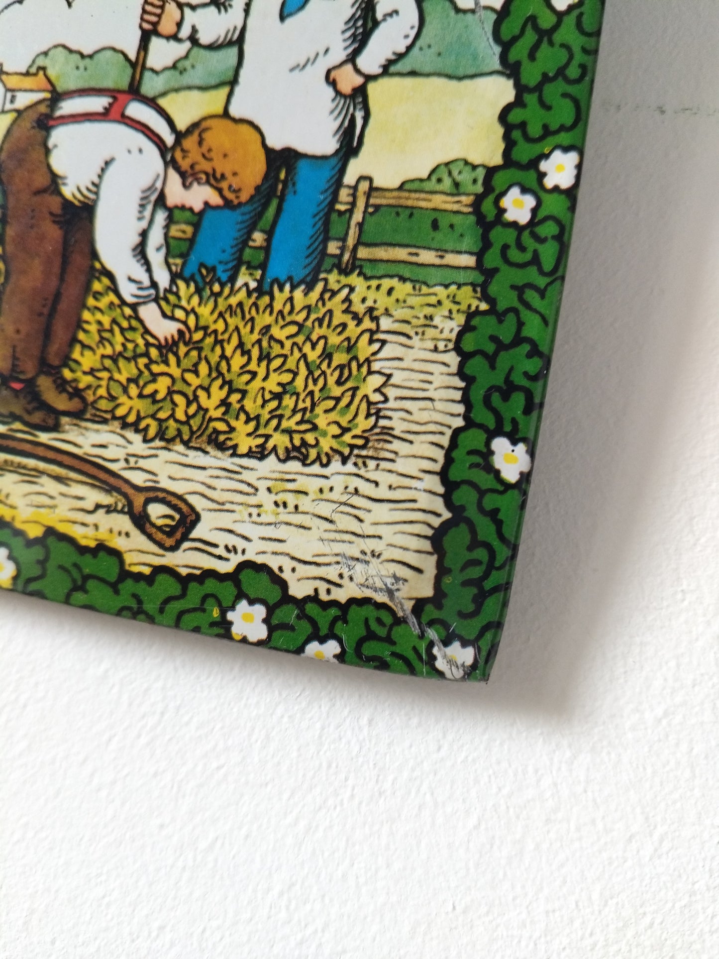 Ancienne plaque murale en tôle guide d'épices pour la bonne cuisine - cetaitmieuxavant