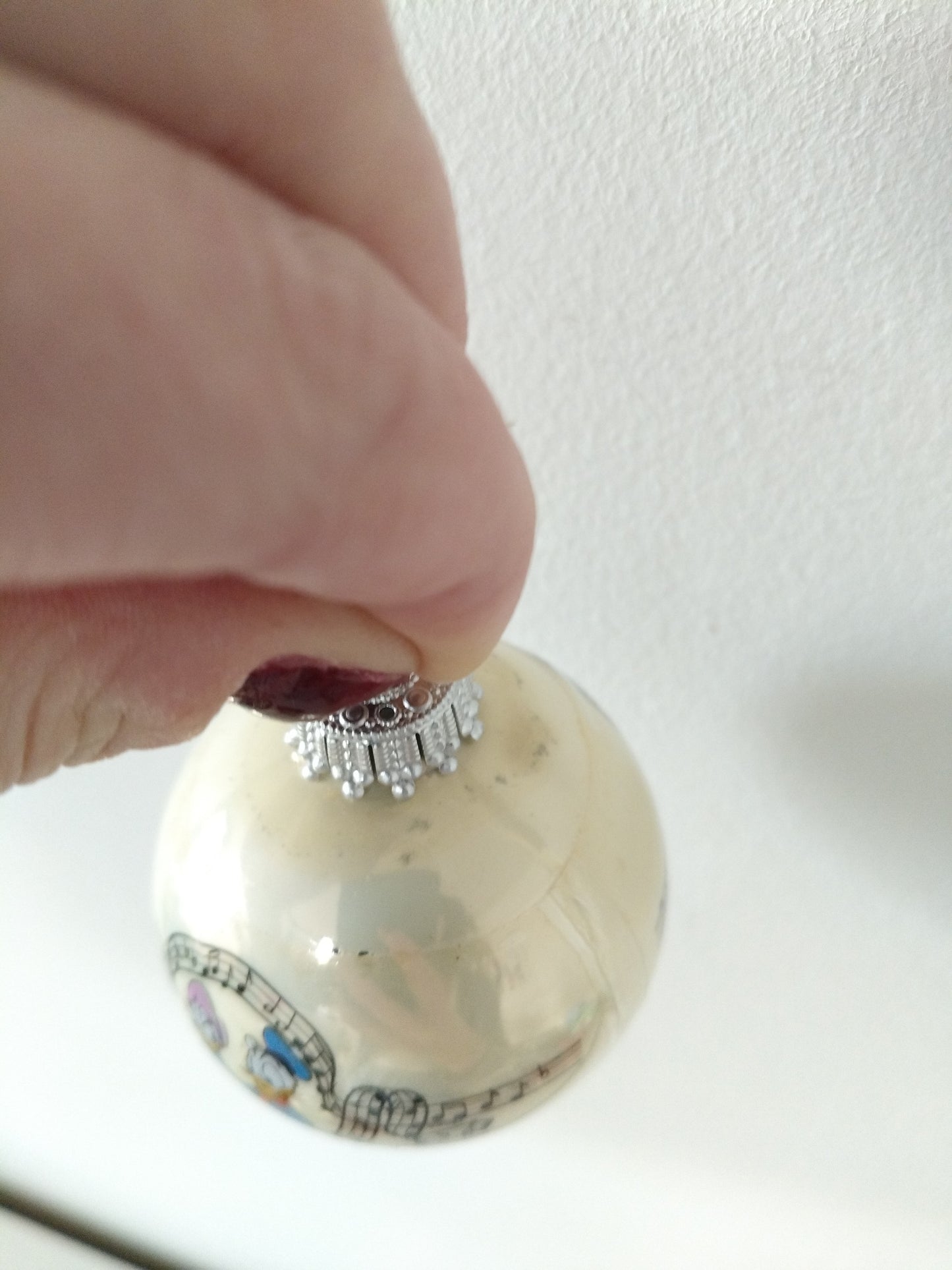 4 boules de Noël en verre Walt Disney's Germany