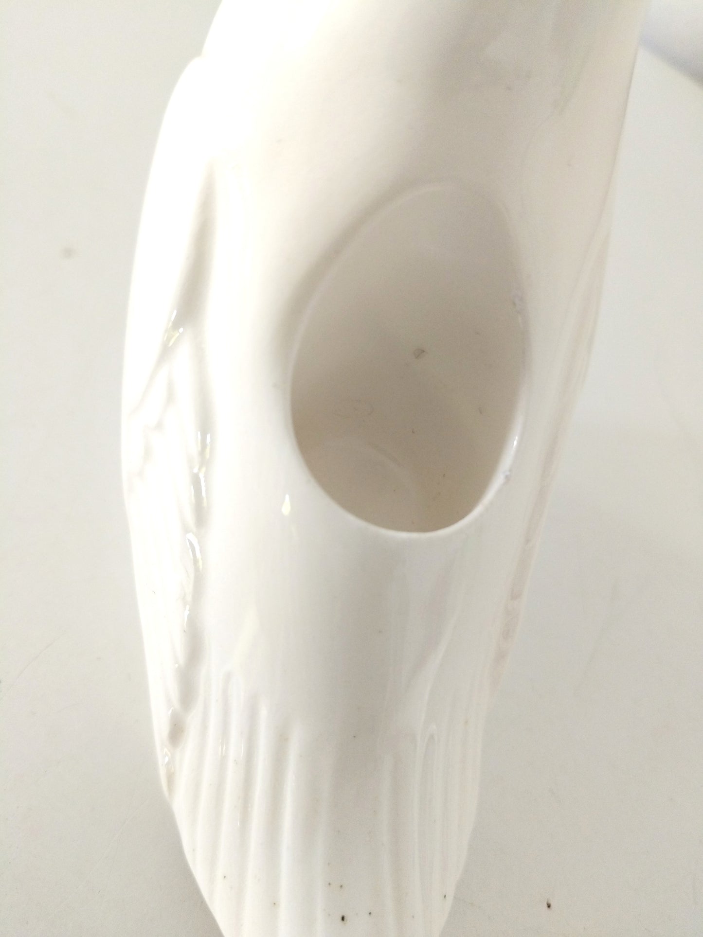 Duo de bougeoirs colombe en céramique