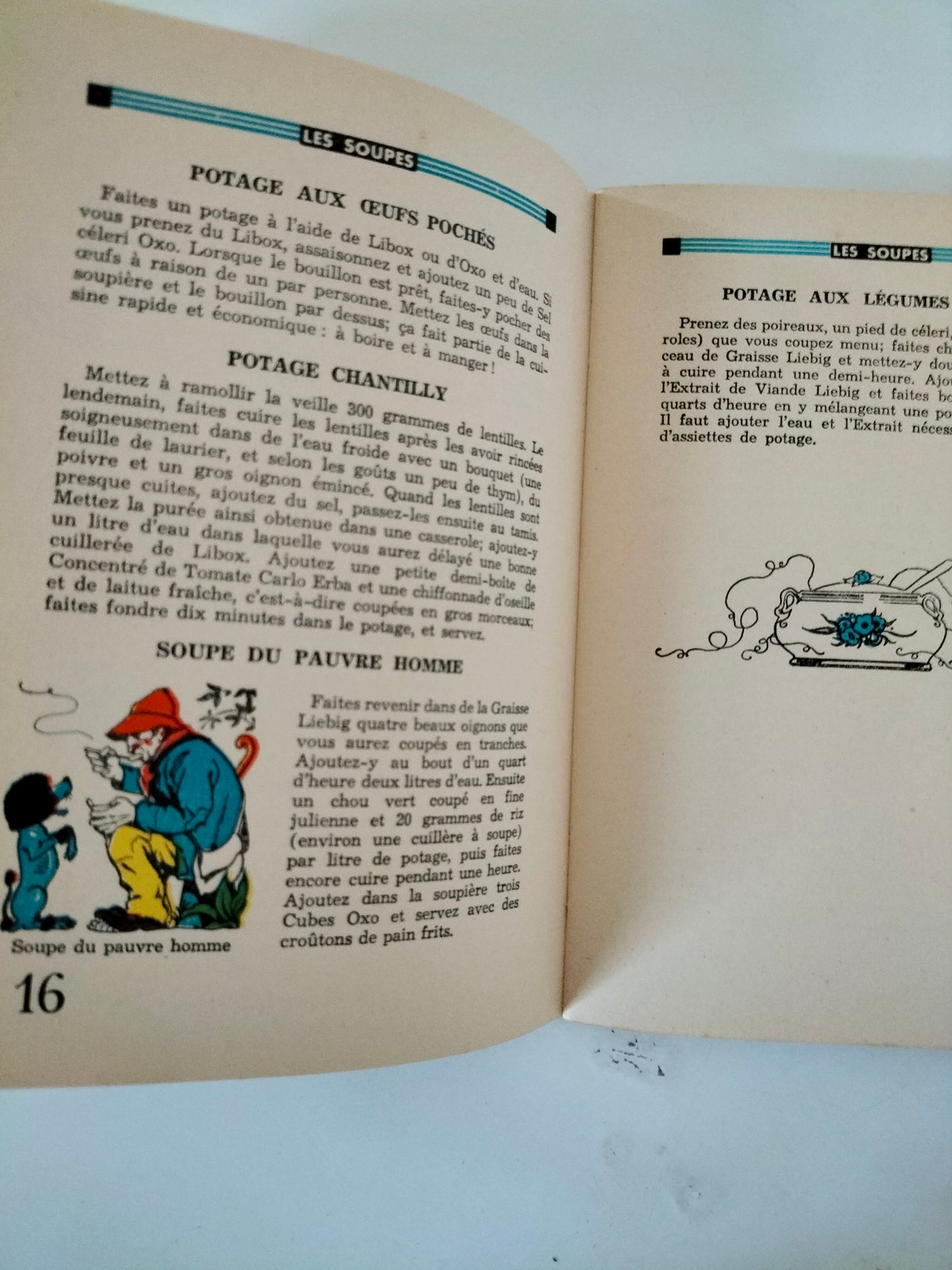 Ancien petit livre de cuisine : les économies de popote Liebig ou les recettes de Quaker Oats, au choix