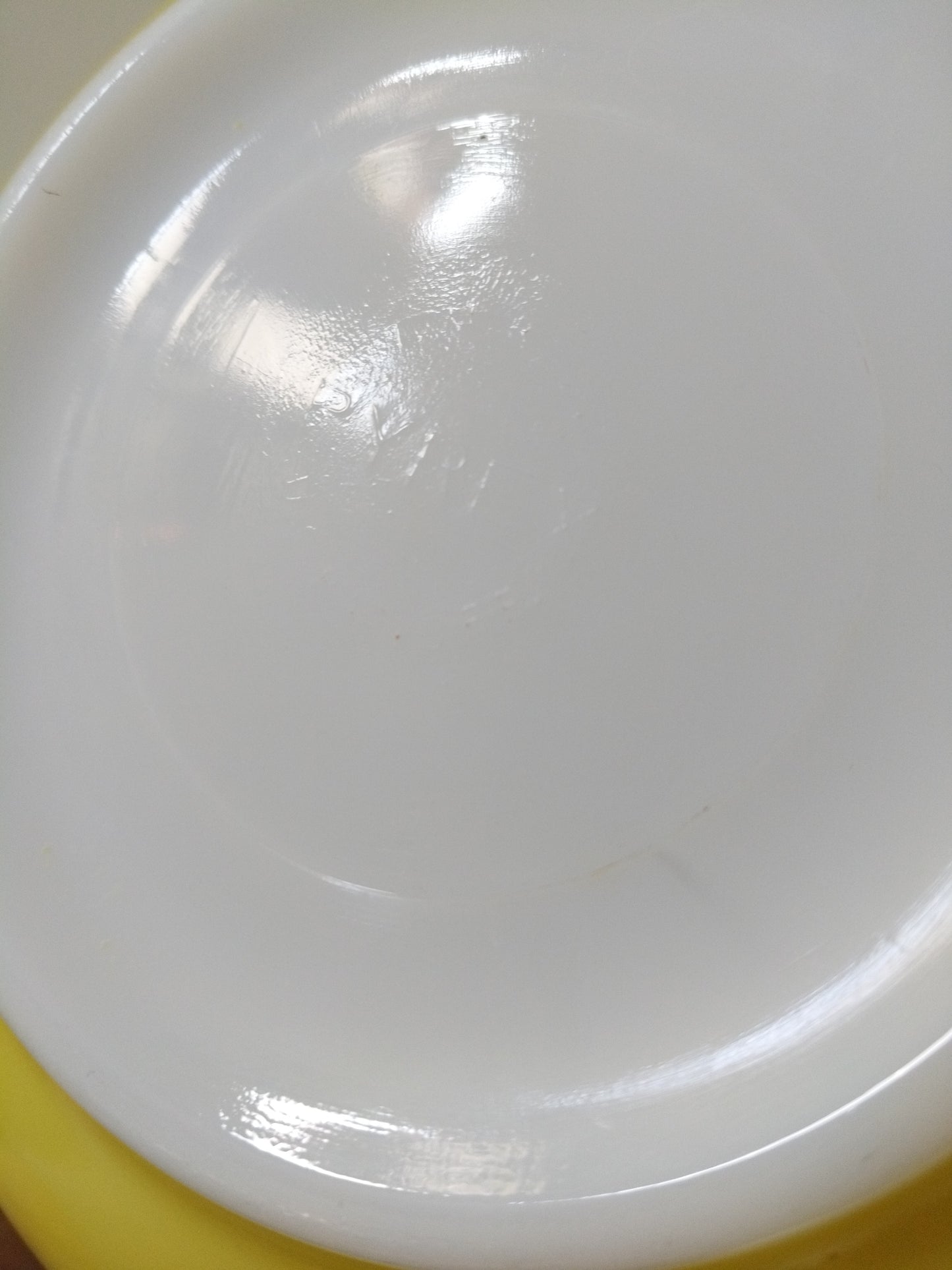 Gros bol mélangeur Pyrex USA jaune