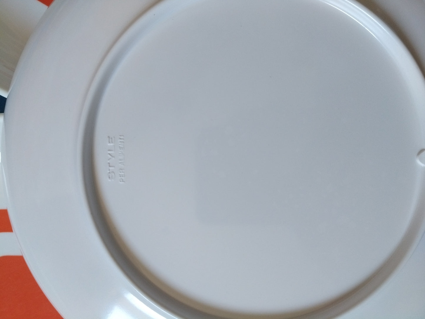 4 assiettes creuses en mélamine STYLE Italy