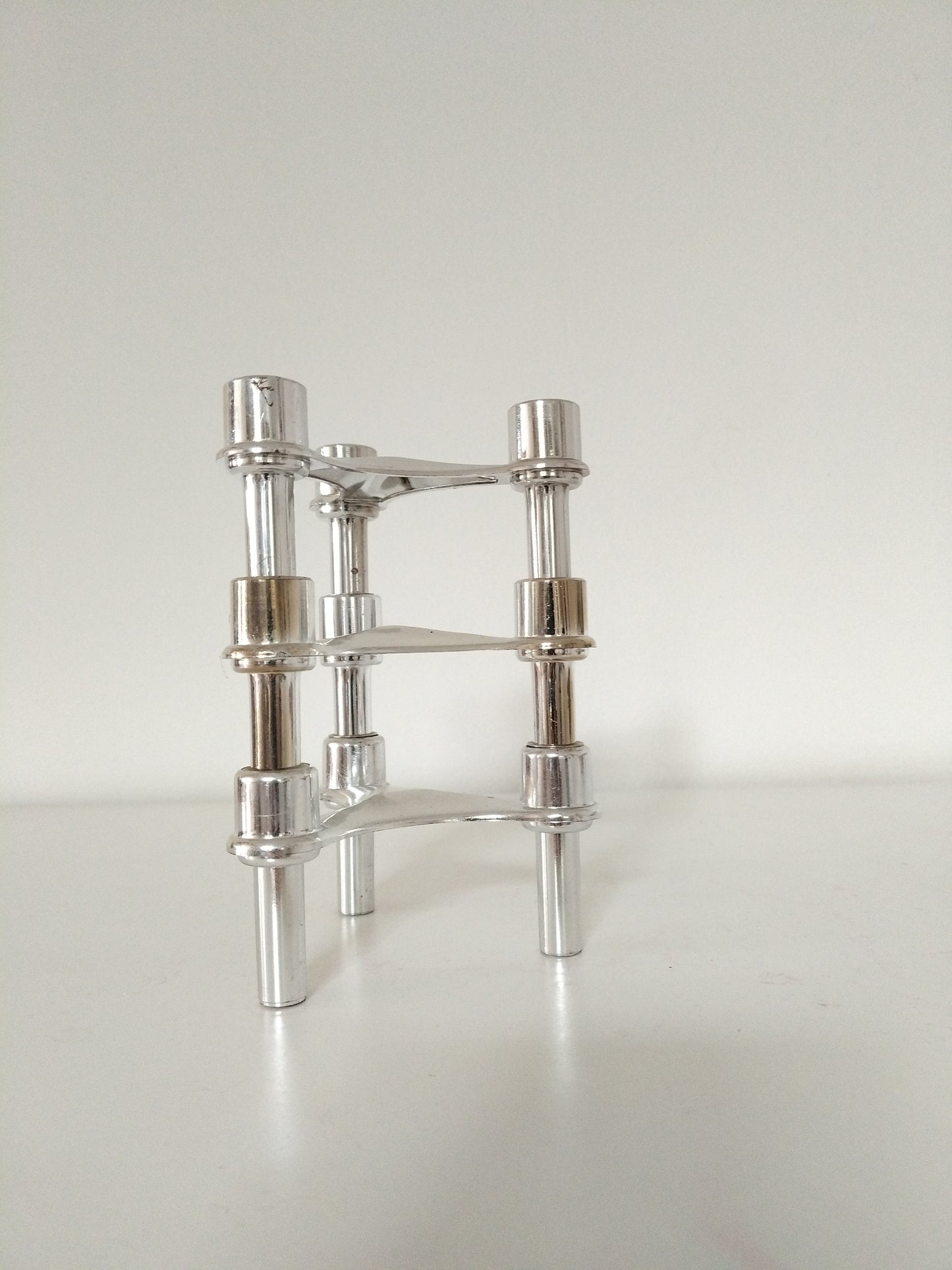 Ensemble de 3 bougeoirs en plastique Seca