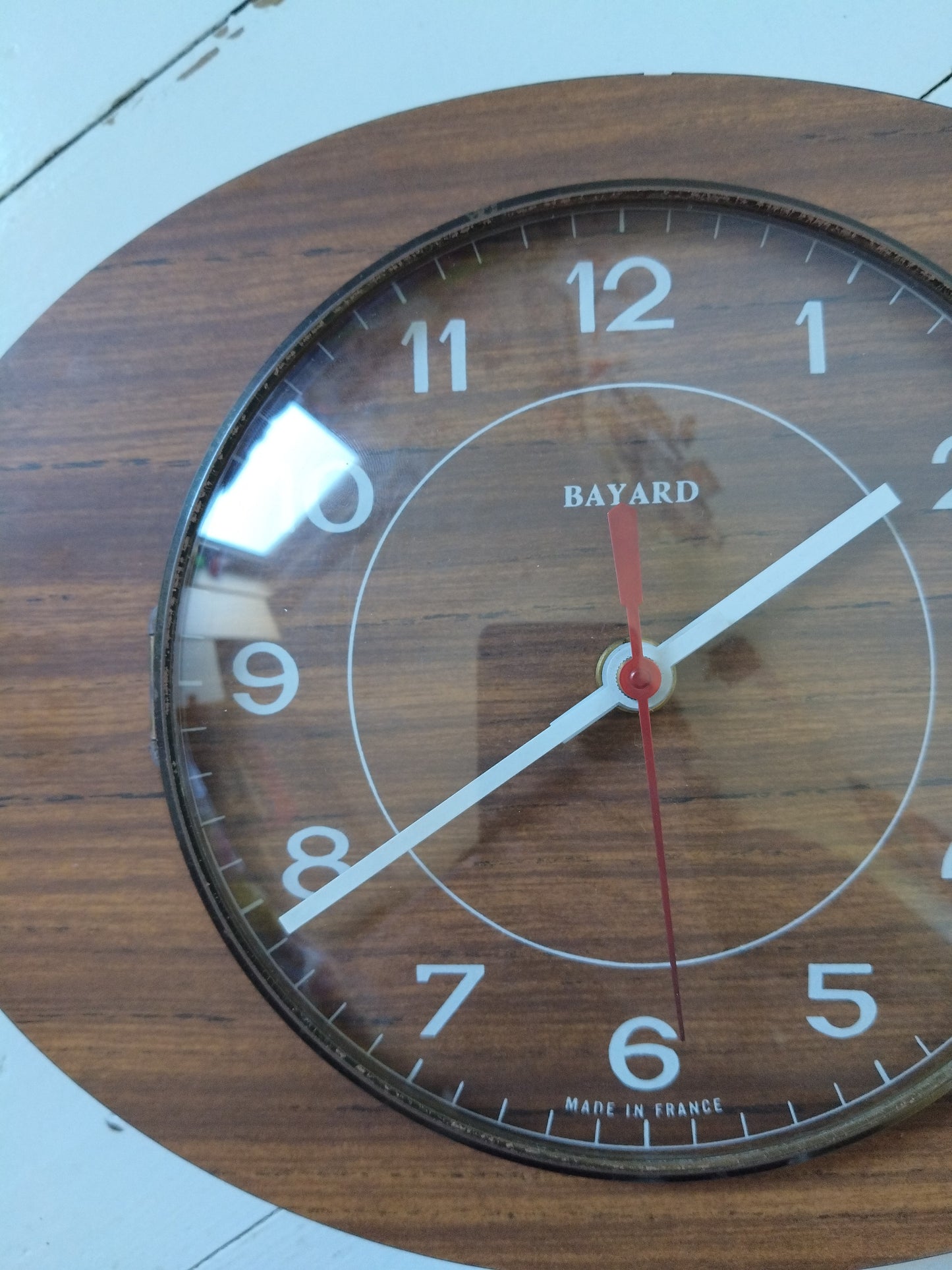 Horloge en formica Bayard France - cetaitmieuxavant