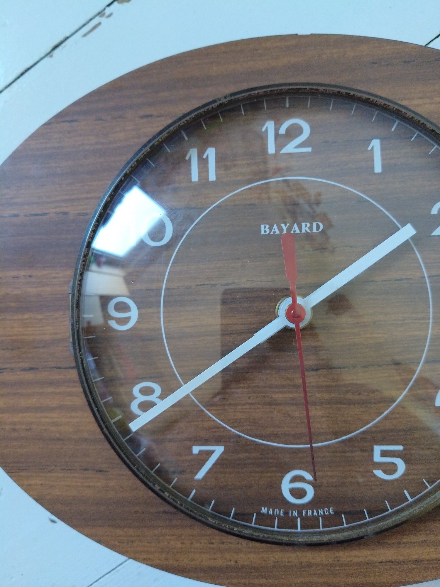 Horloge en formica Bayard France - cetaitmieuxavant