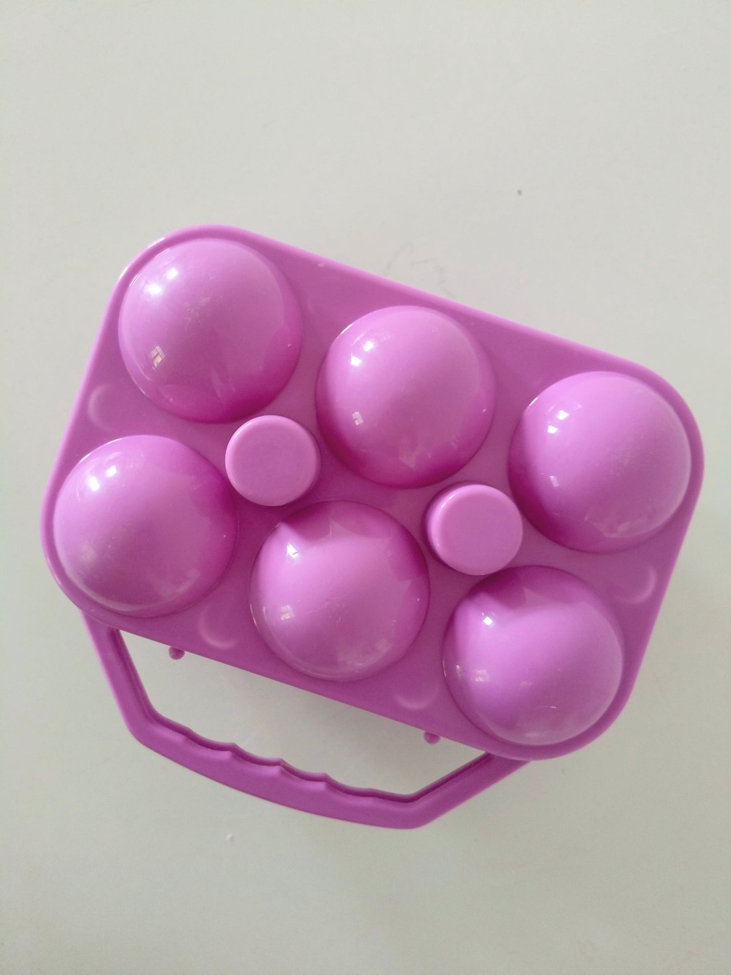 Boîte à œufs violette en plastique Gensini Italy - cetaitmieuxavant