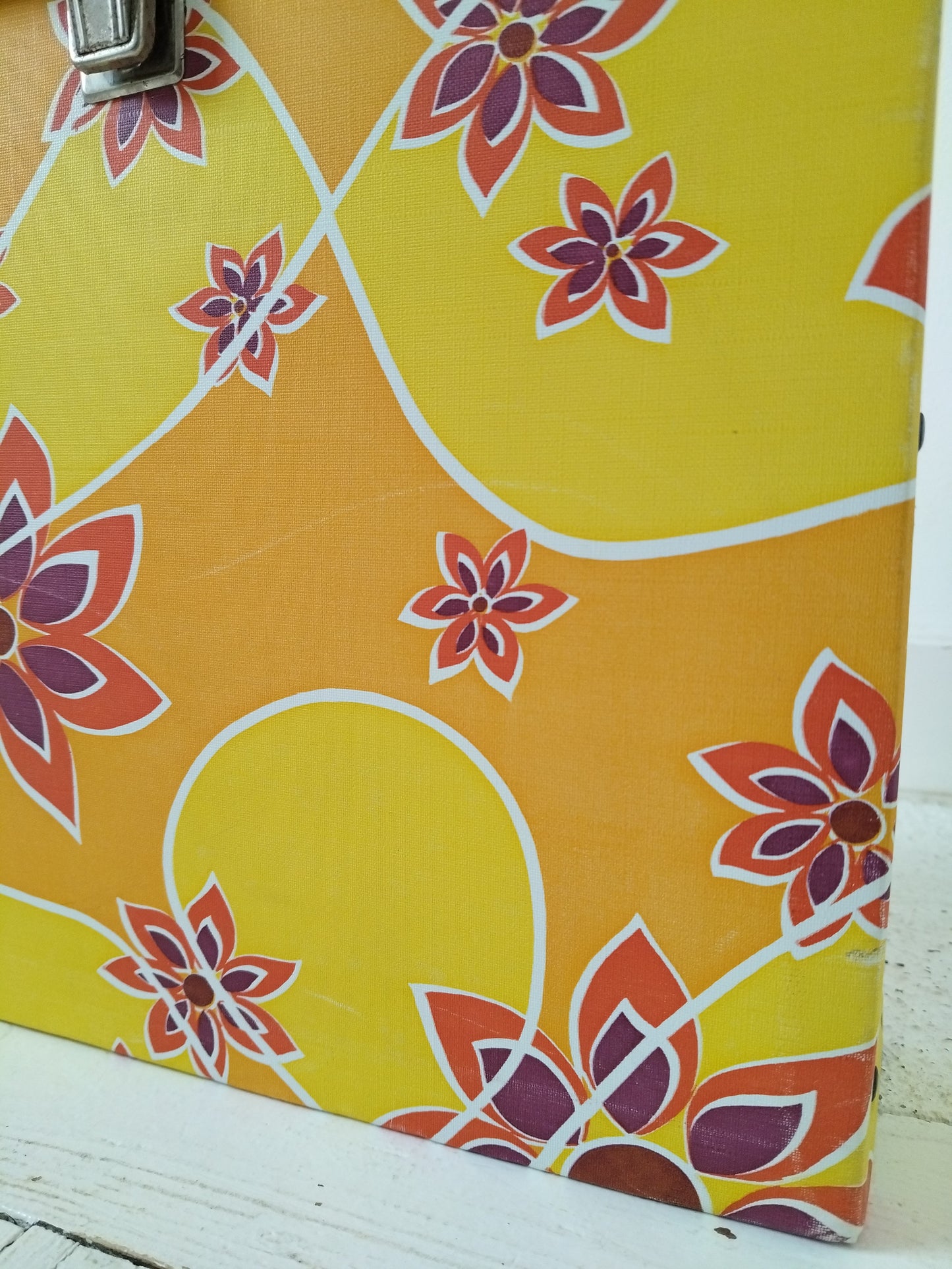 Valisette à vinyles 33T vintage