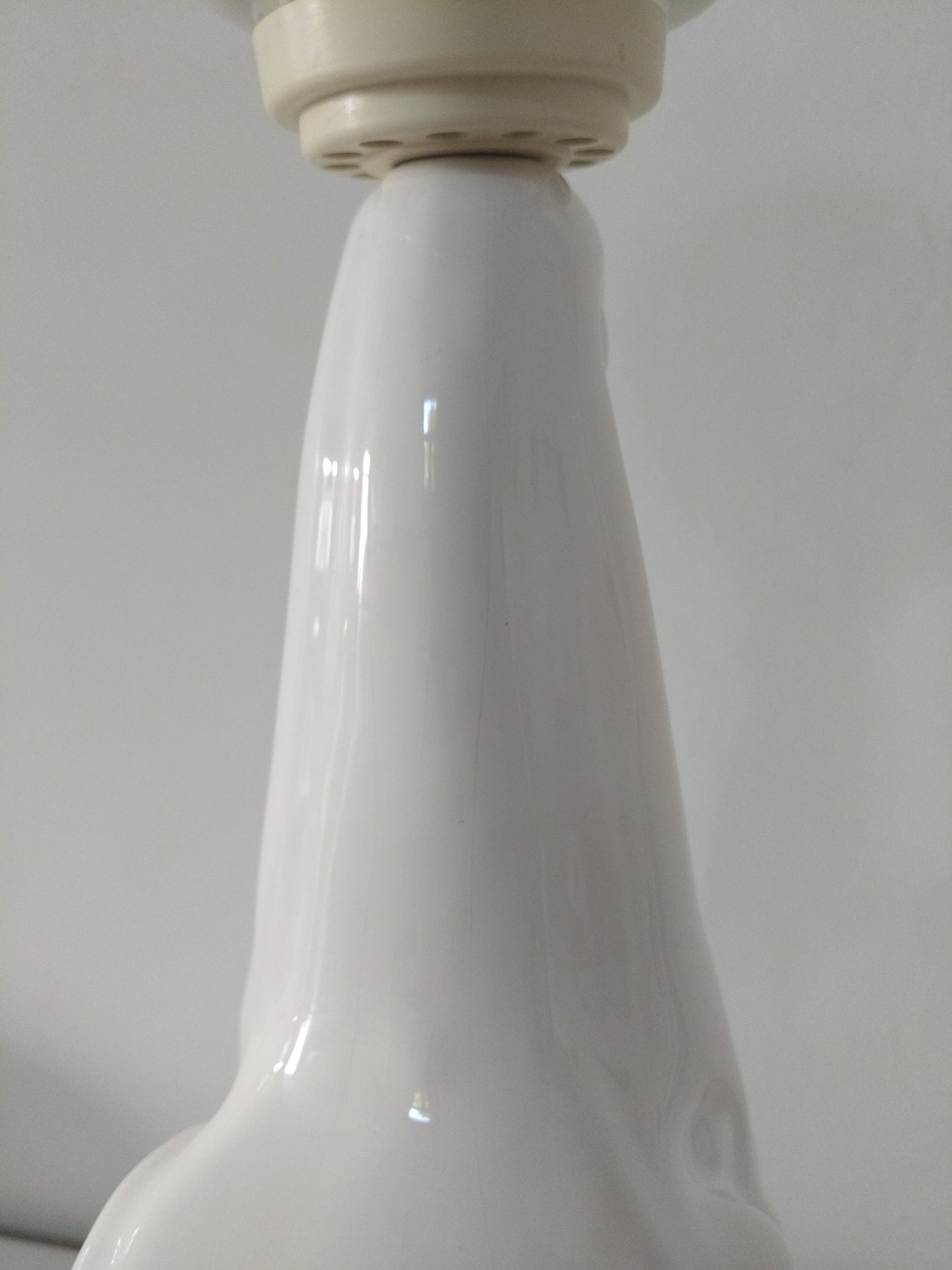 Grande lampe éléphant vintage  en céramique