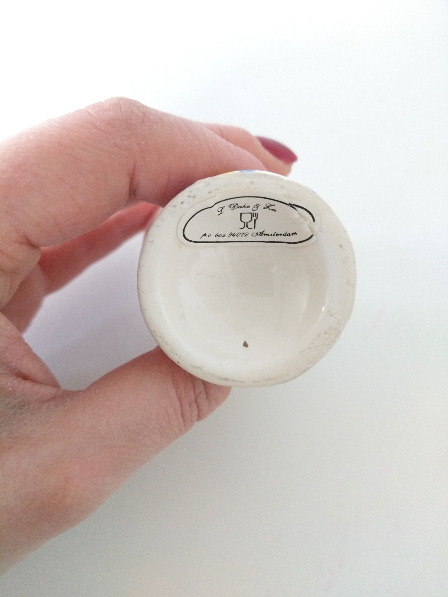 Duo de coquetiers en céramique L Dake & Zn Amsterdam - cetaitmieuxavant