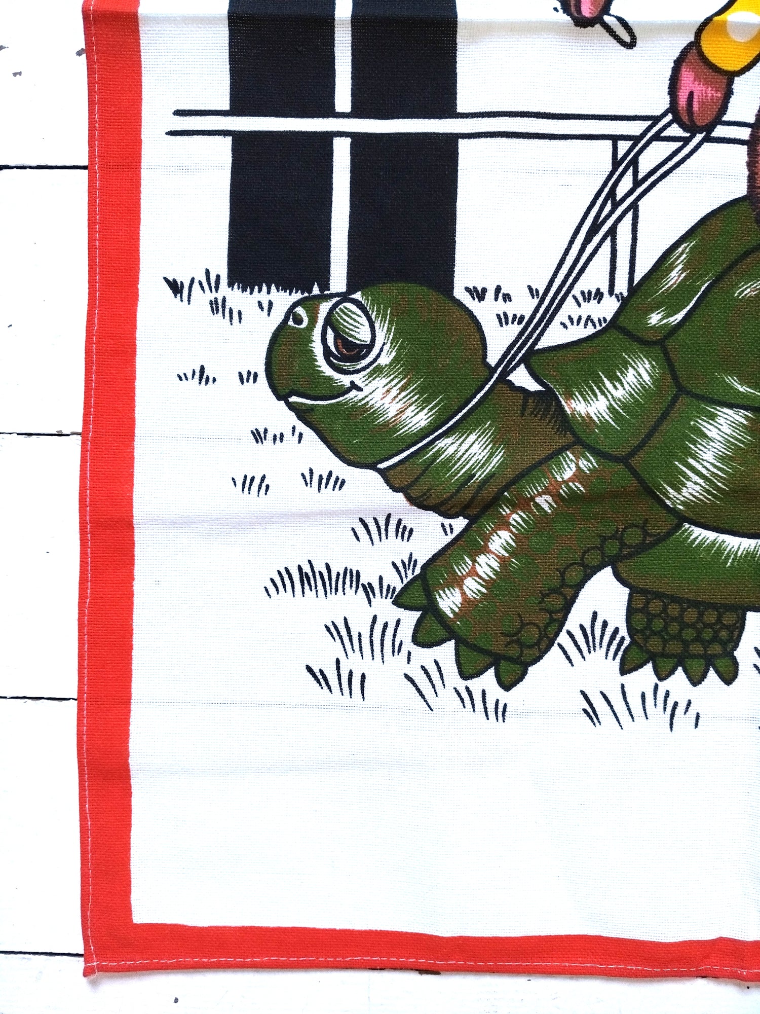 Torchon de cuisine le Lièvre et la Tortue - cetaitmieuxavant