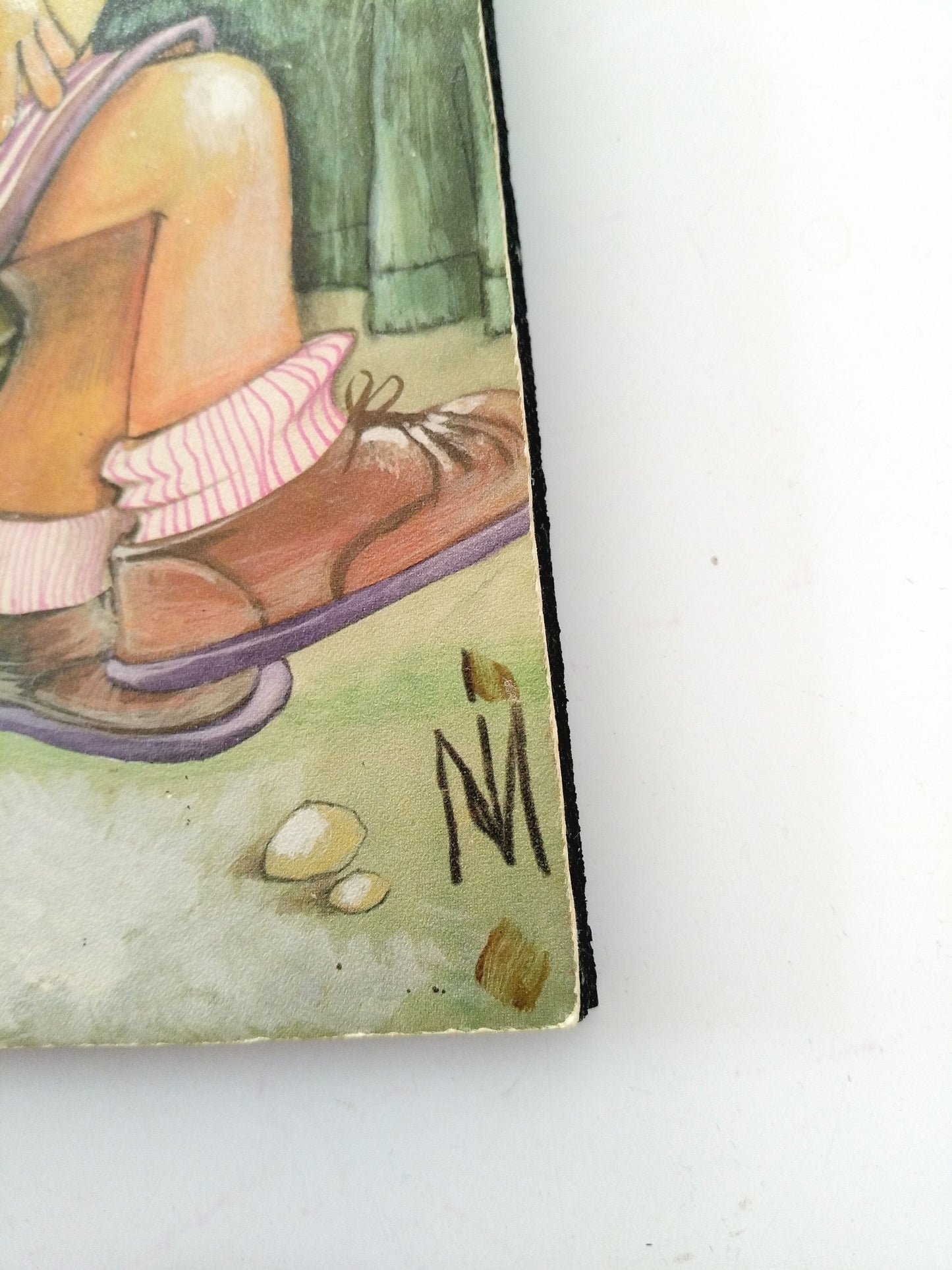 Illustration murale sur bois