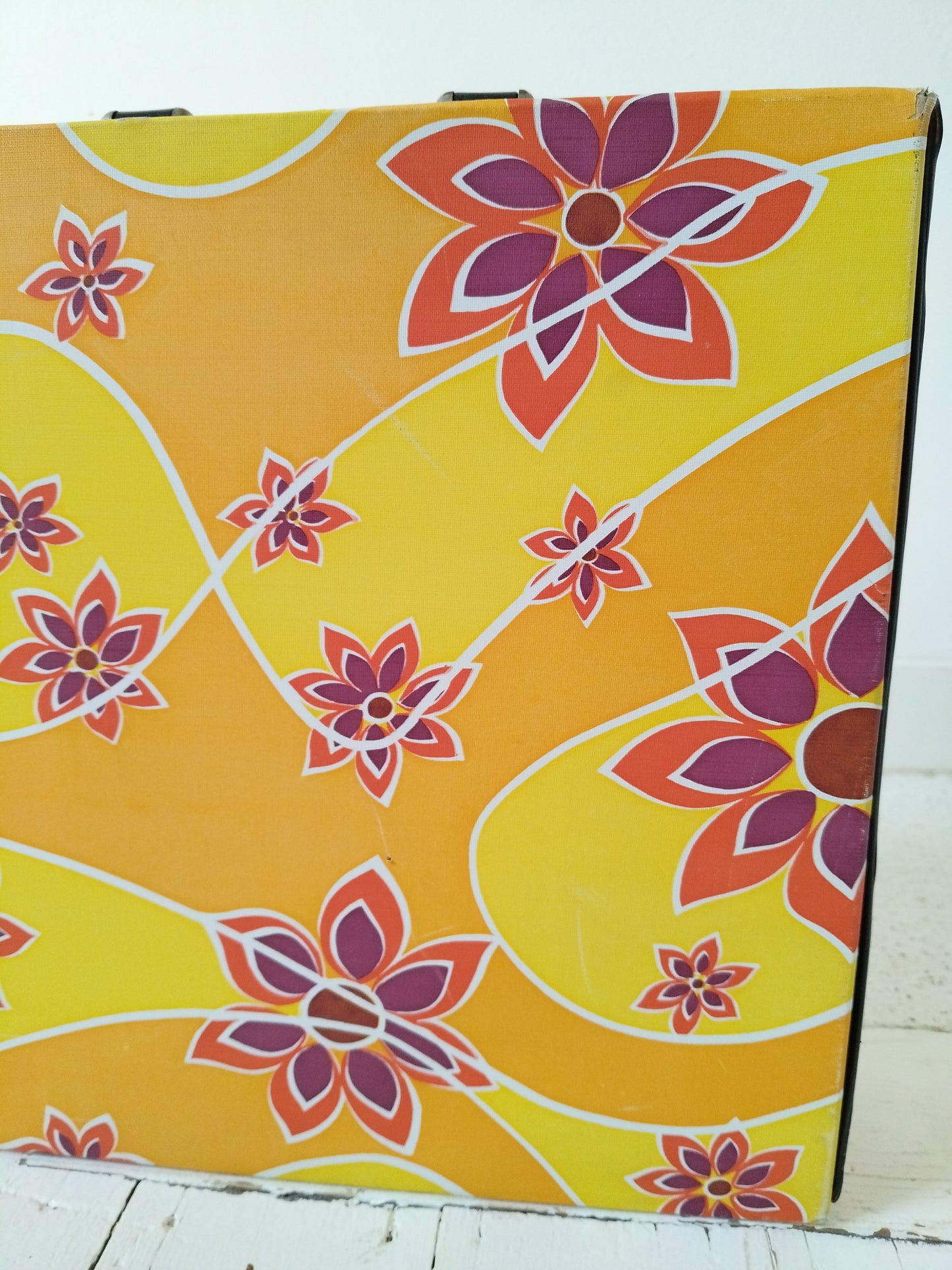 Valisette à vinyles 33T vintage