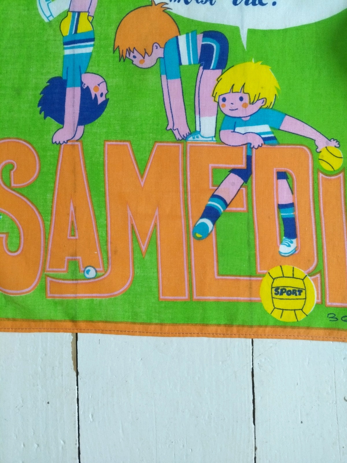 Ensemble de 7 mouchoirs/ semainier pour enfants