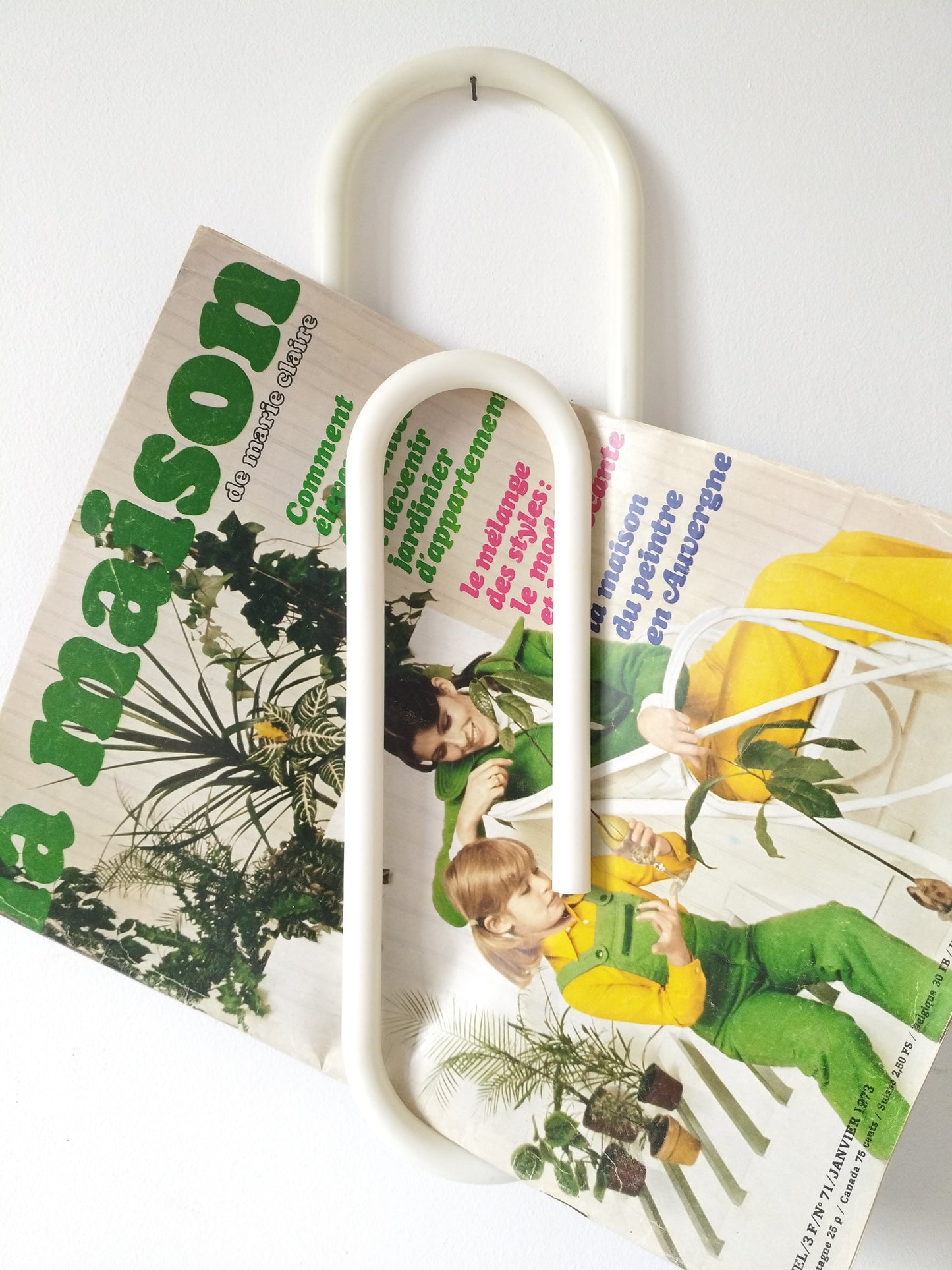 Trombone géante murale en plastique Flair "clip-up"