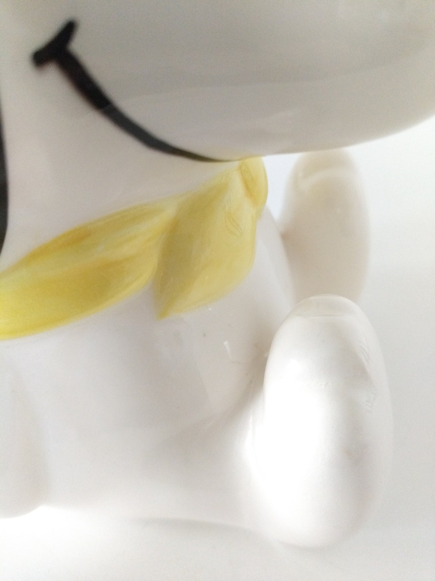 Pot boîte bocal à biscuits en céramique Snoopy cuisinier Japan United Feature Syndicate, Inc 1958-1966