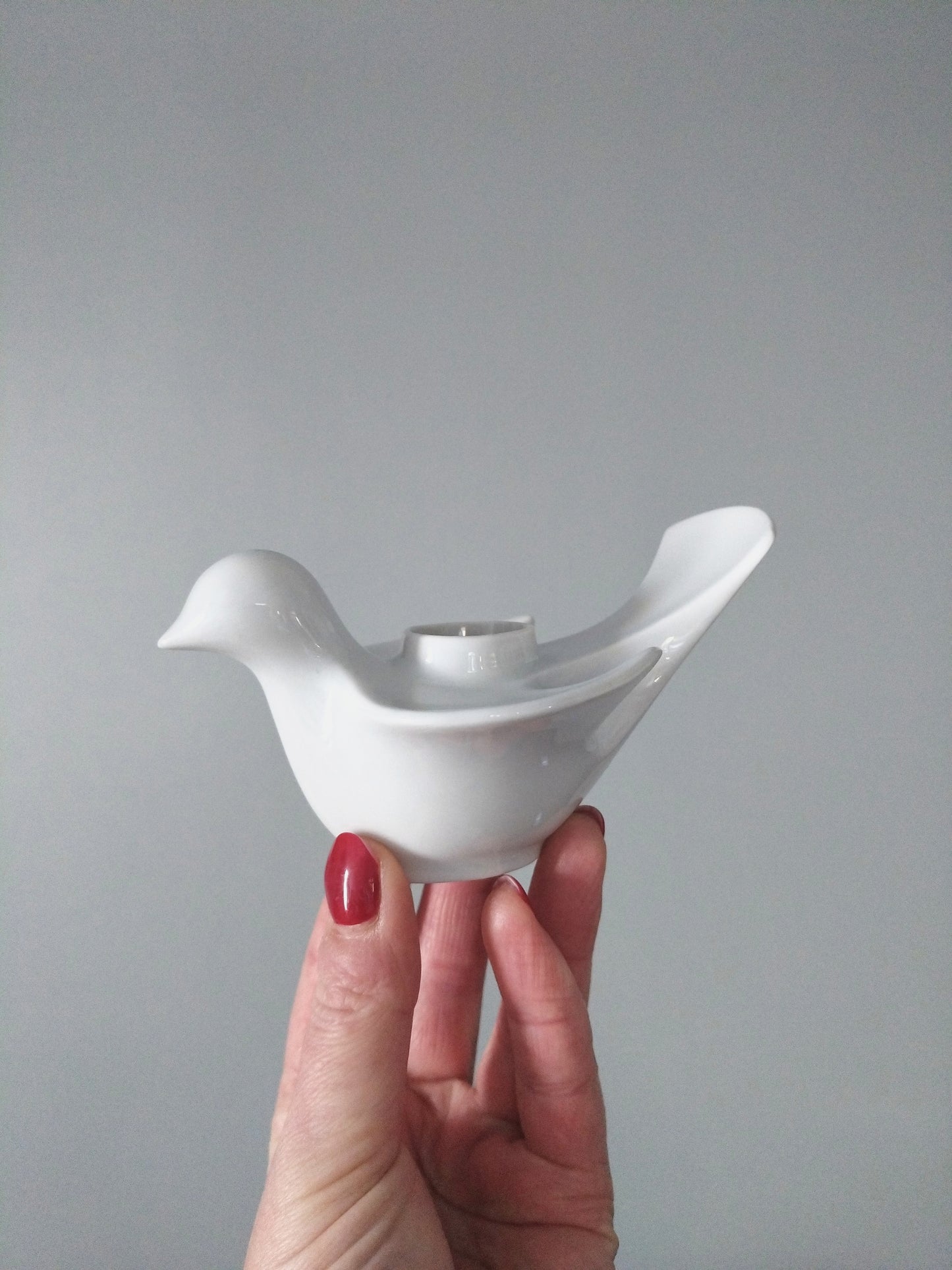 Bougeoir colombe en porcelaine Bareuther Bavaria