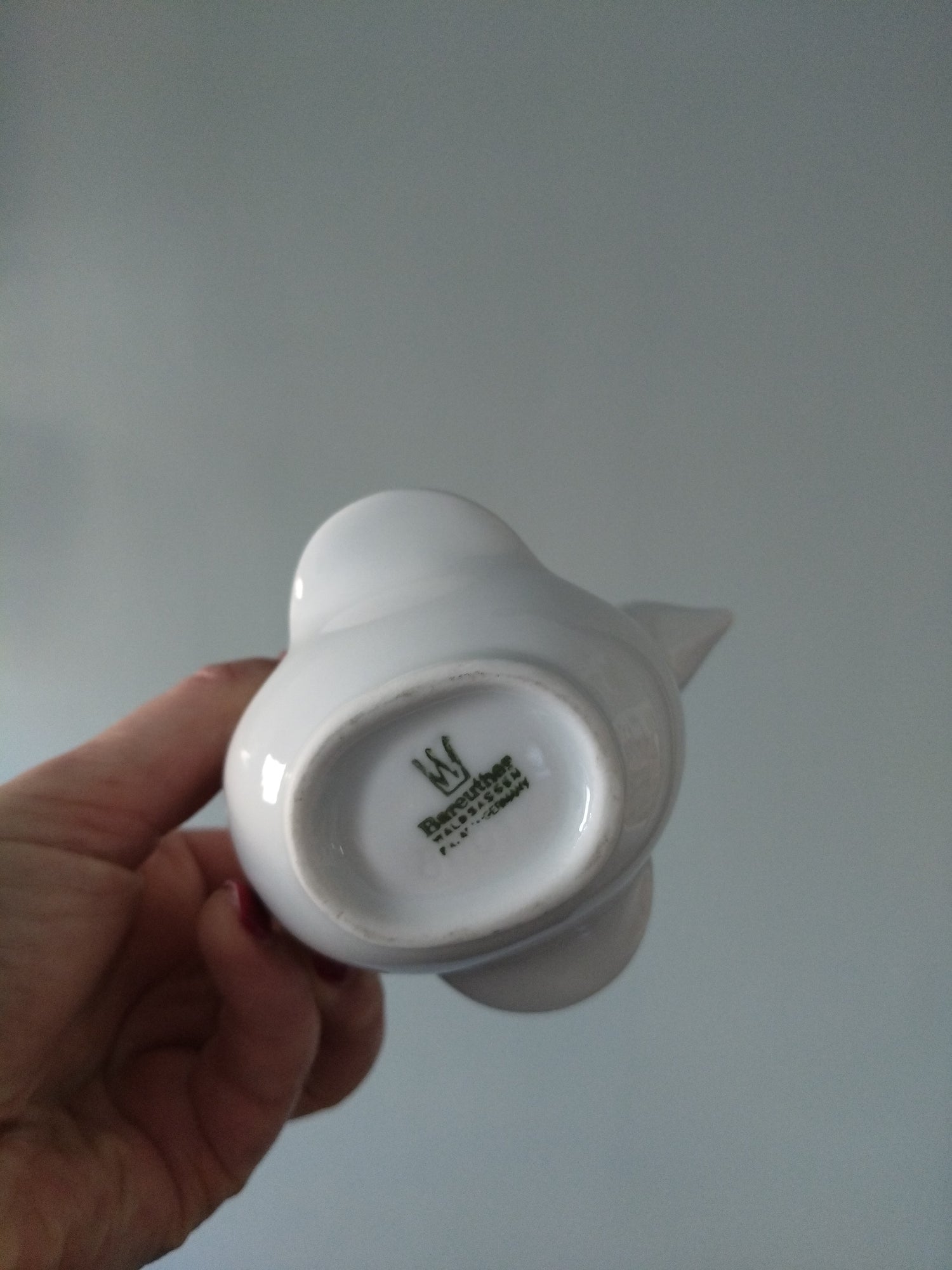 Soliflore/ petit vase colombe en porcelaine Bareuther Bavaria - cetaitmieuxavant