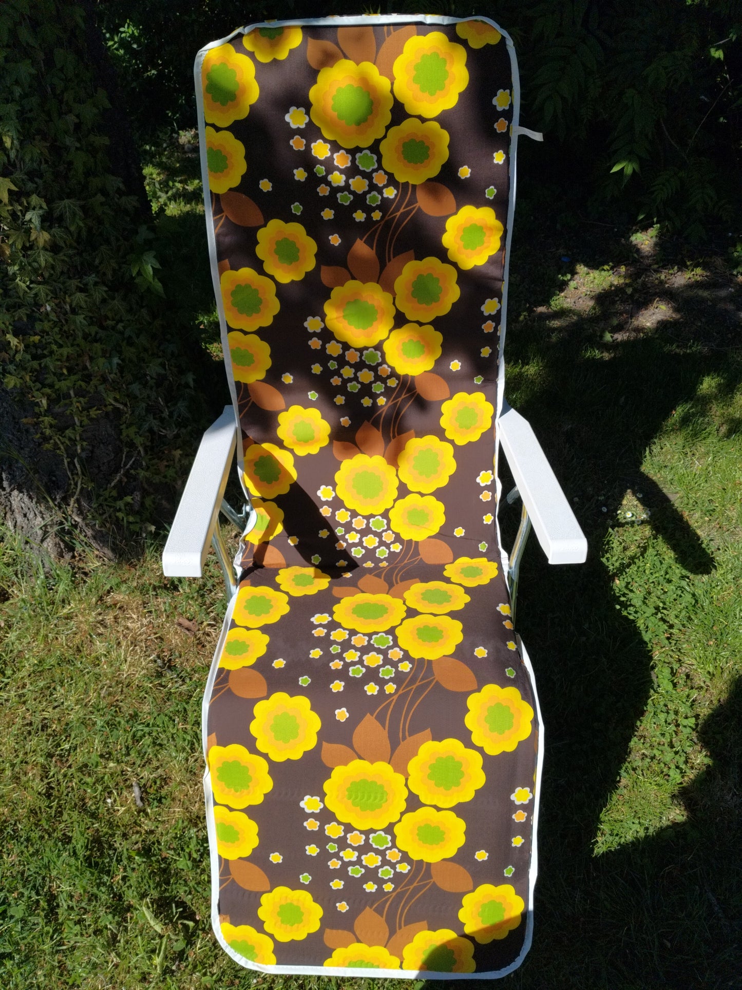 Chaise longue/ relax Ricco flower power - cetaitmieuxavant