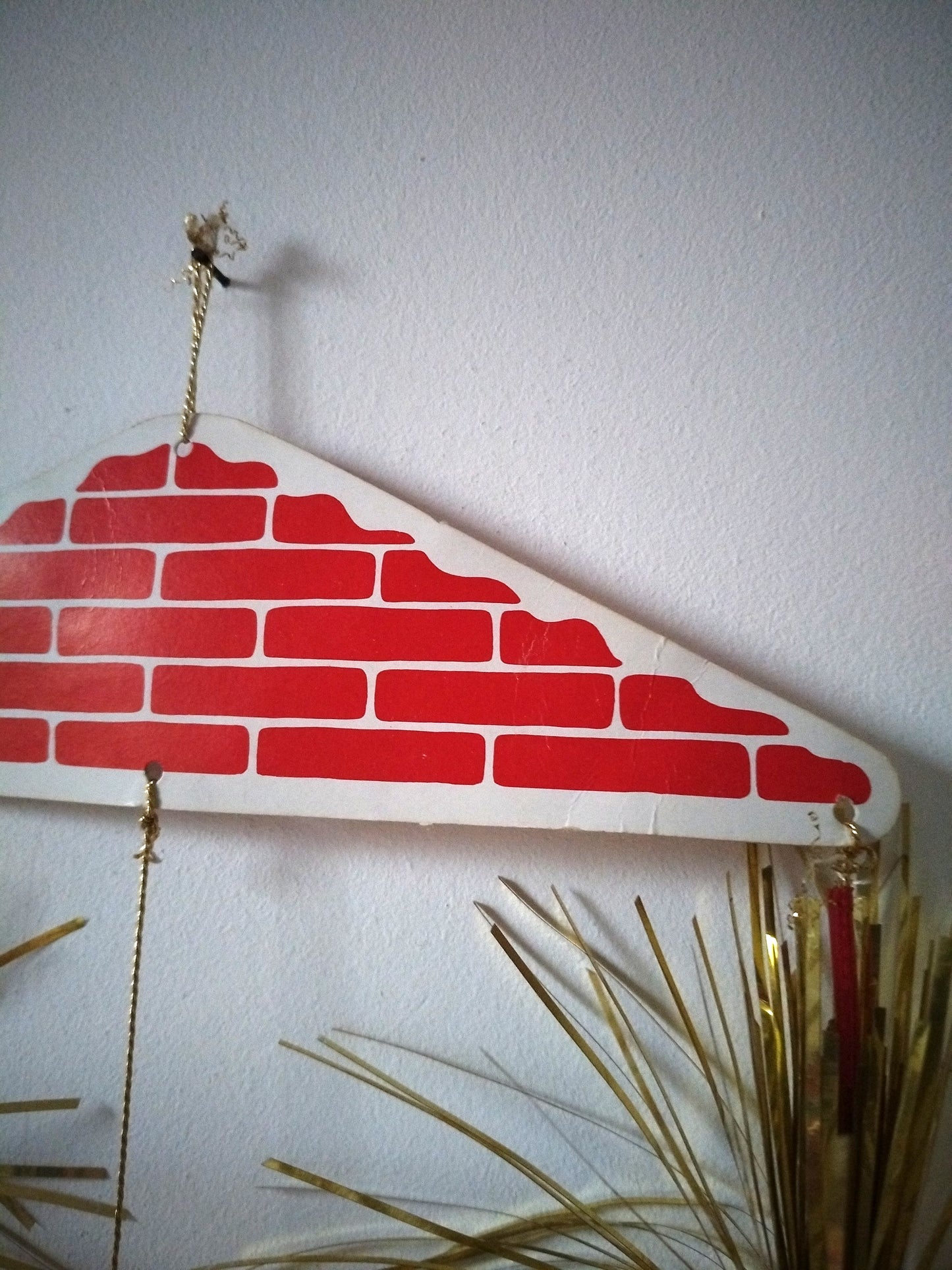 Mobile de Noël cartonné vintage