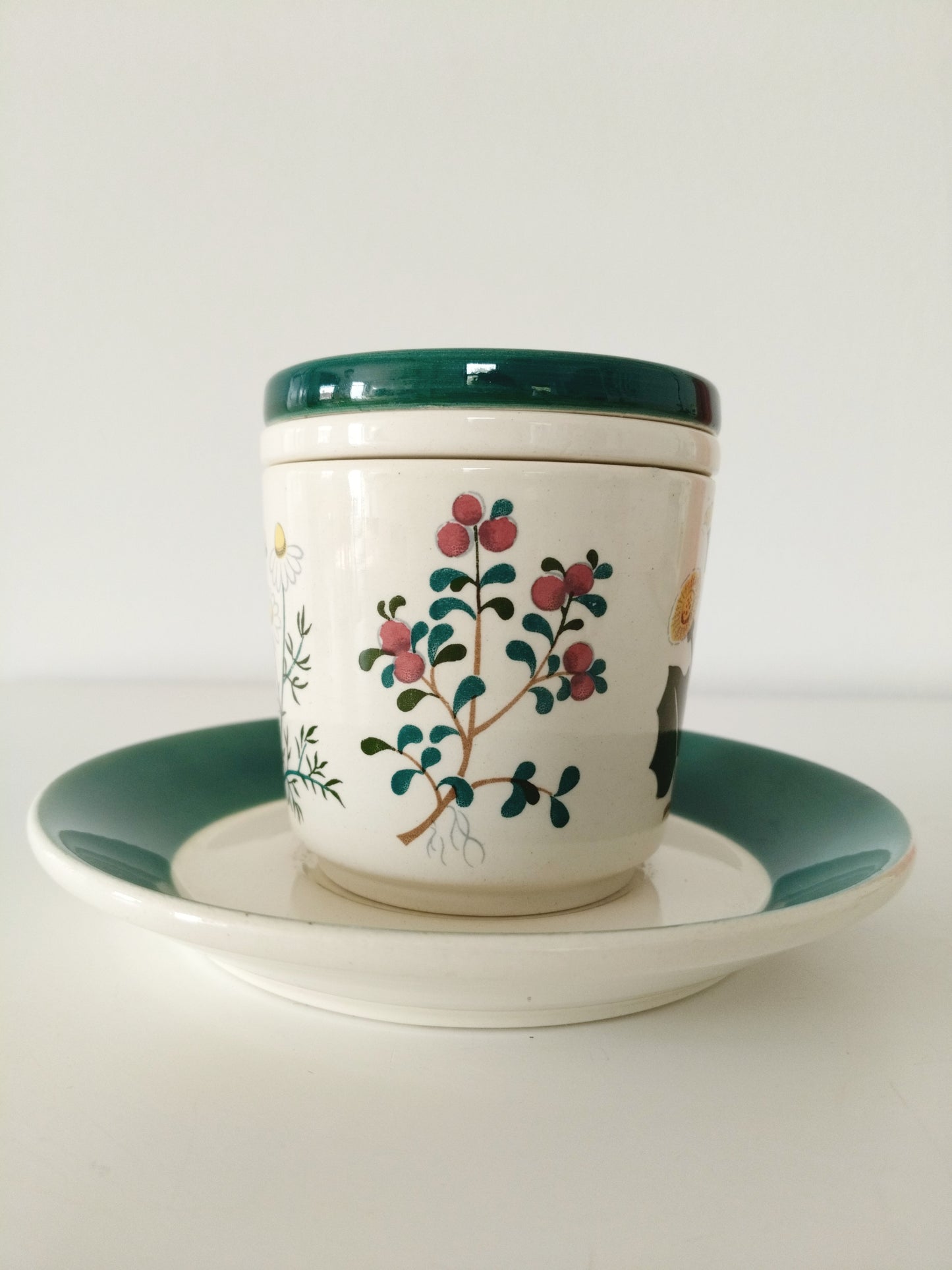 Tisanière en porcelaine Waechtersbach West Germany - cetaitmieuxavant