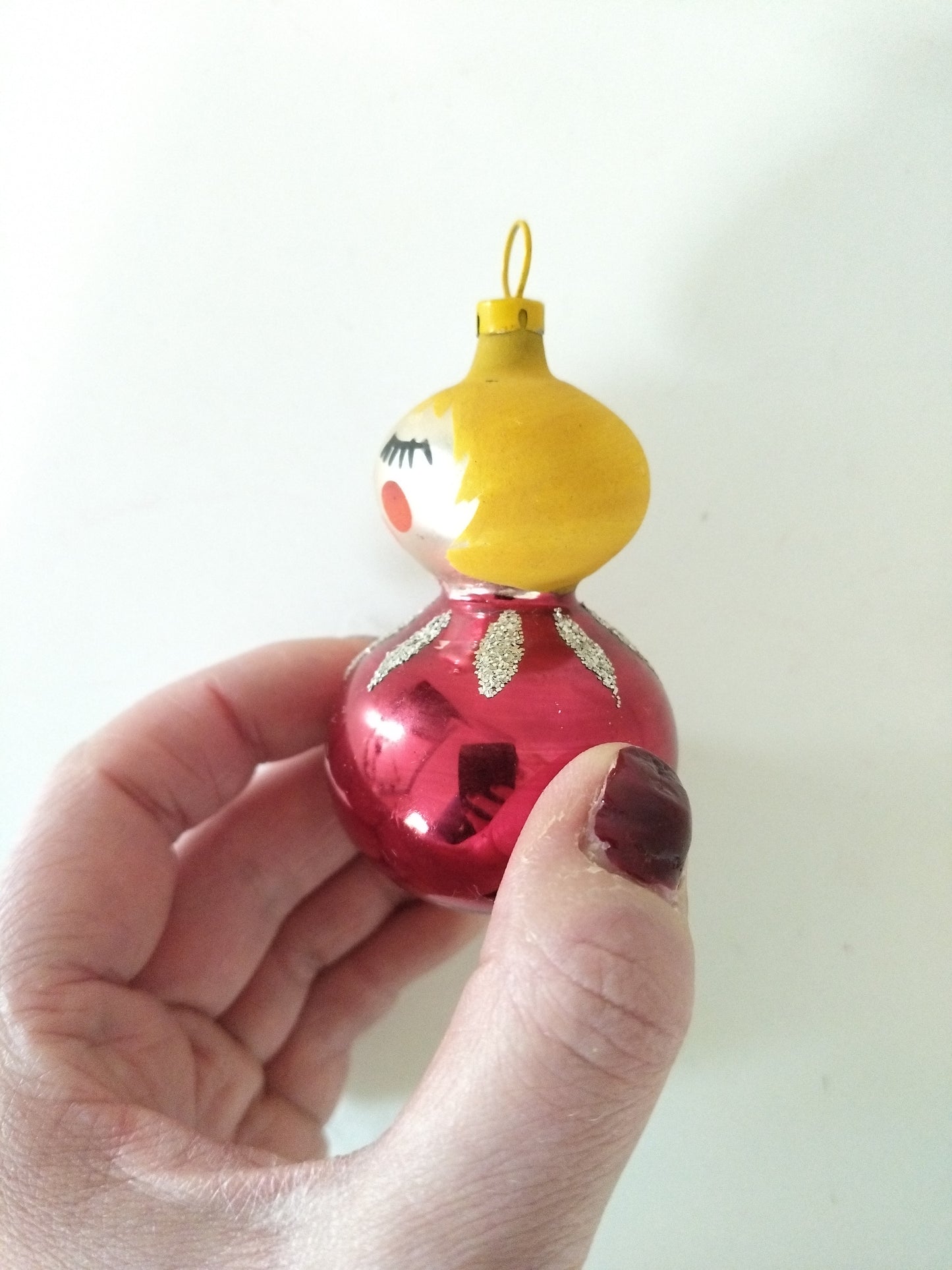 Ancienne boule de Noël en verre au choix