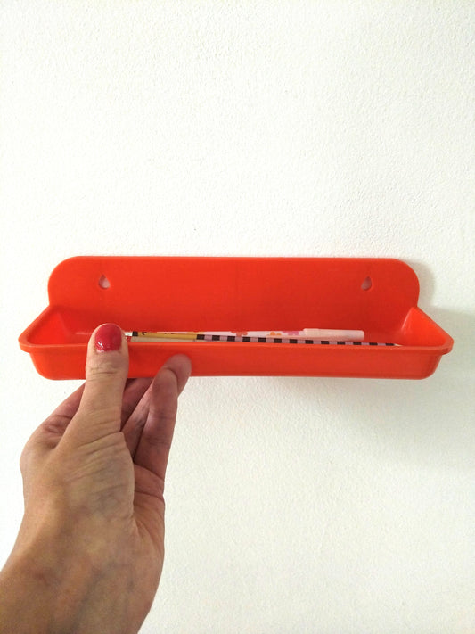 Petit rangement mural orange Plastics L&L !à l'unité!