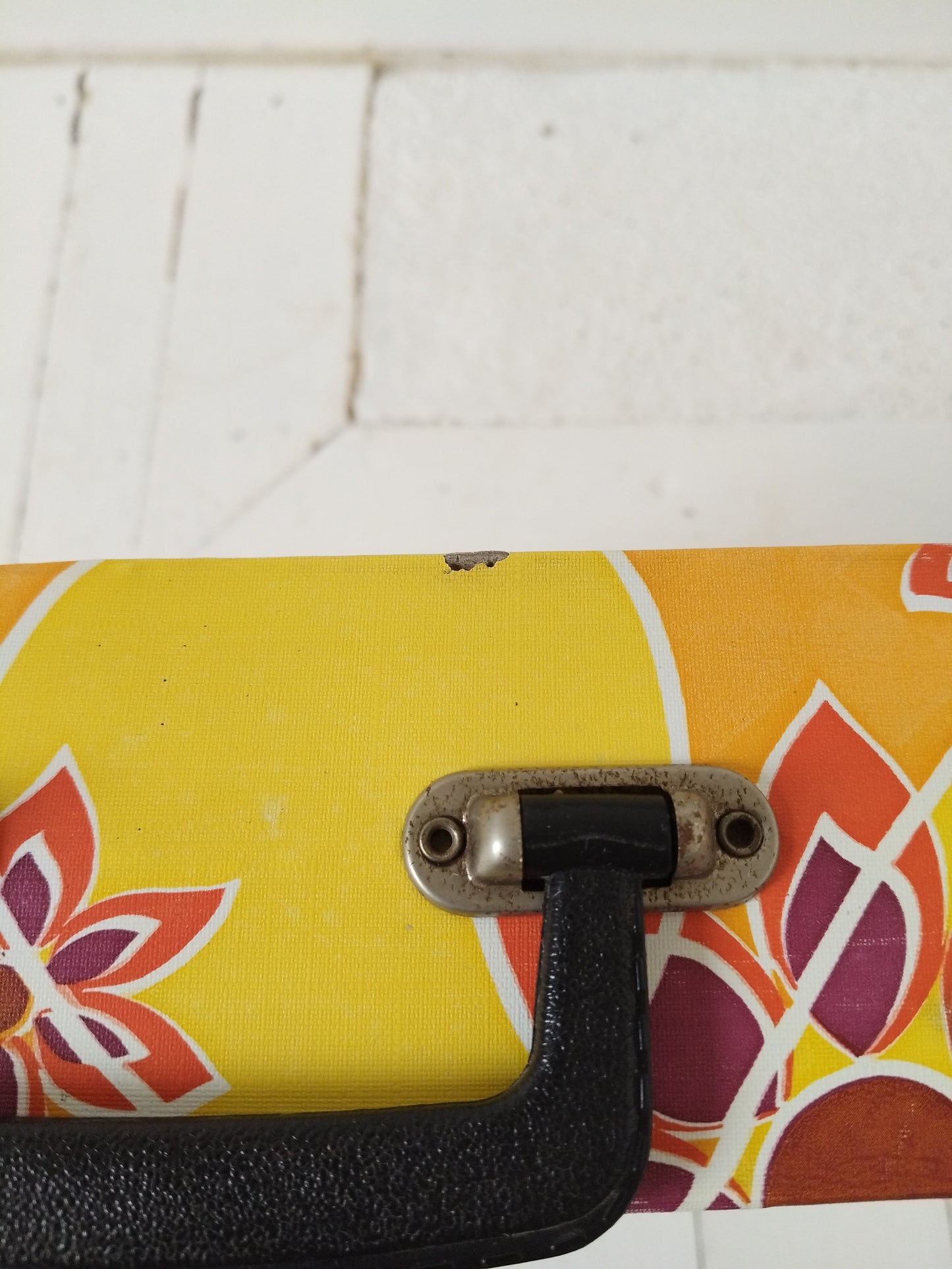 Valisette à vinyles 33T vintage